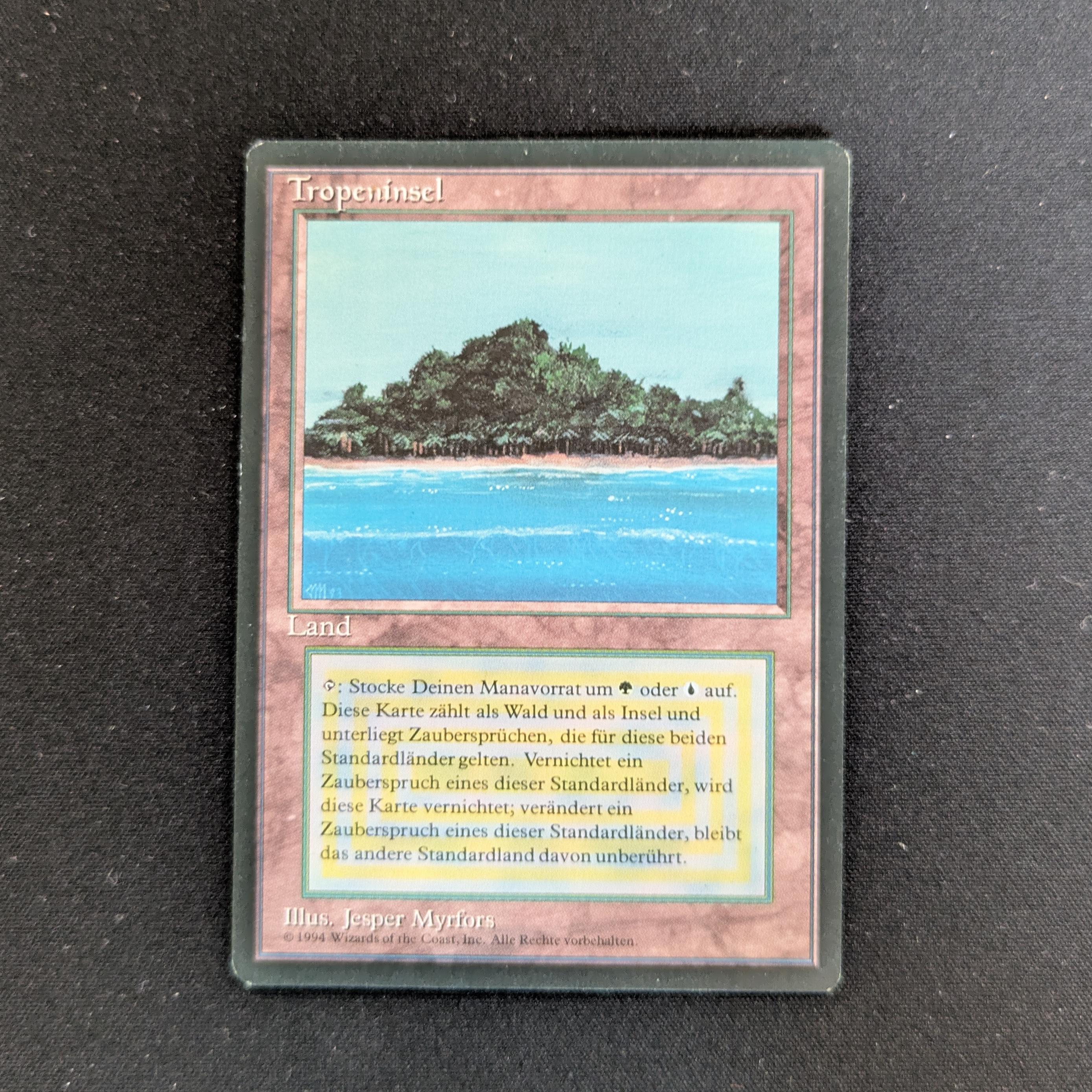 MTG Singles - Tropical Island - Foreign Black Bordered - German - PL - INKED - 28301