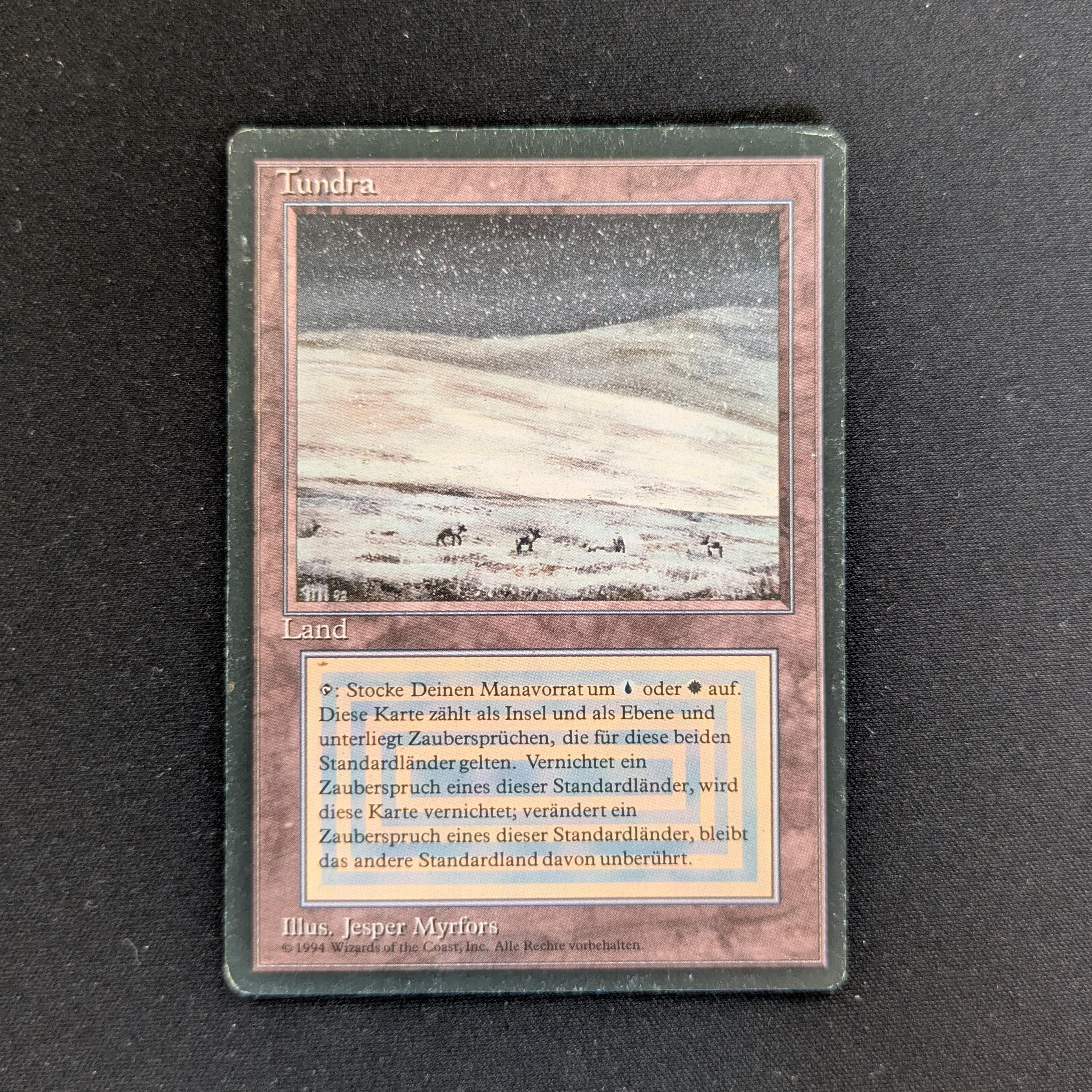 MTG Singles - Tundra - Foreign Black Bordered - German - PL - INKED - 28304