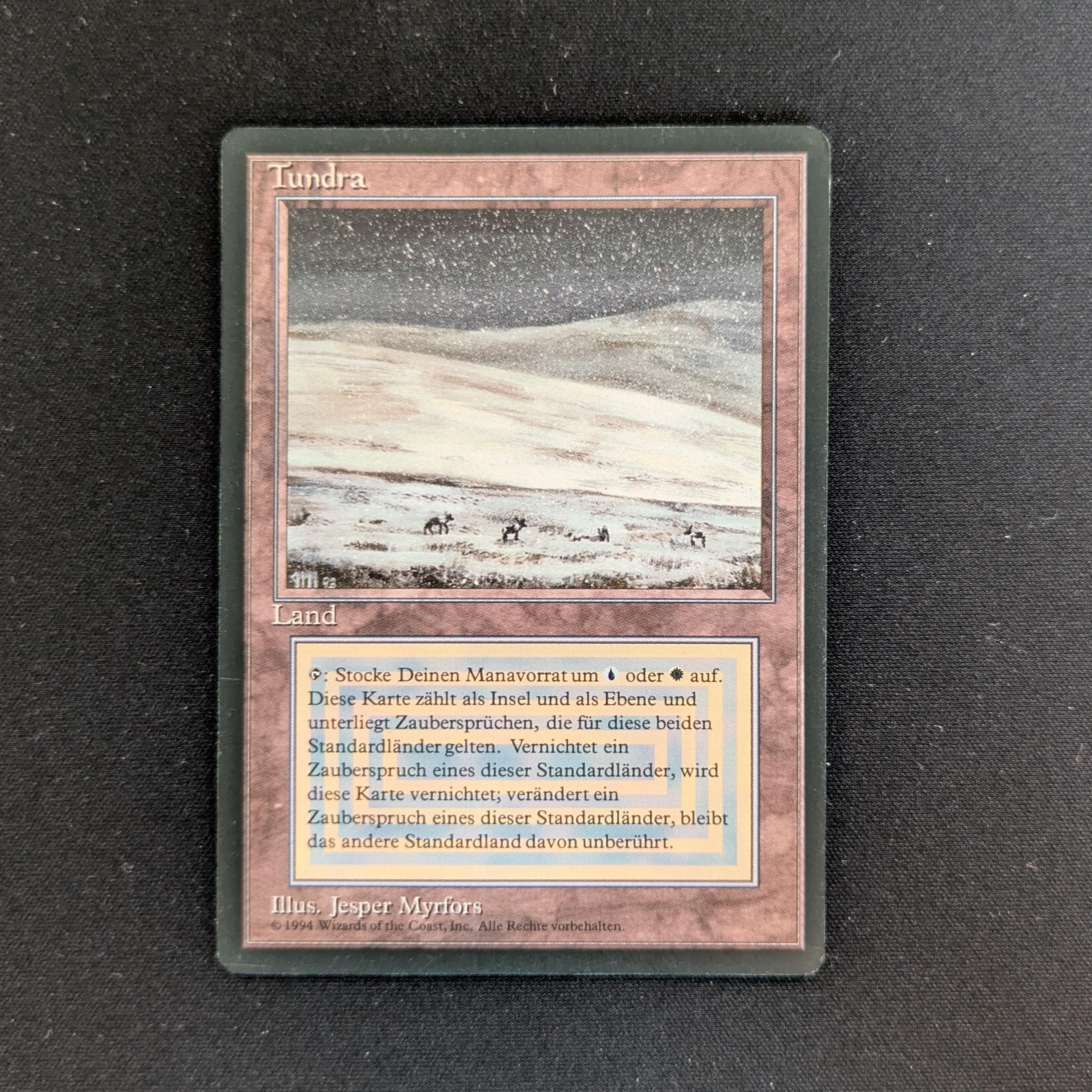 MTG Singles - Tundra - Foreign Black Bordered - German - PL - INKED - 28305