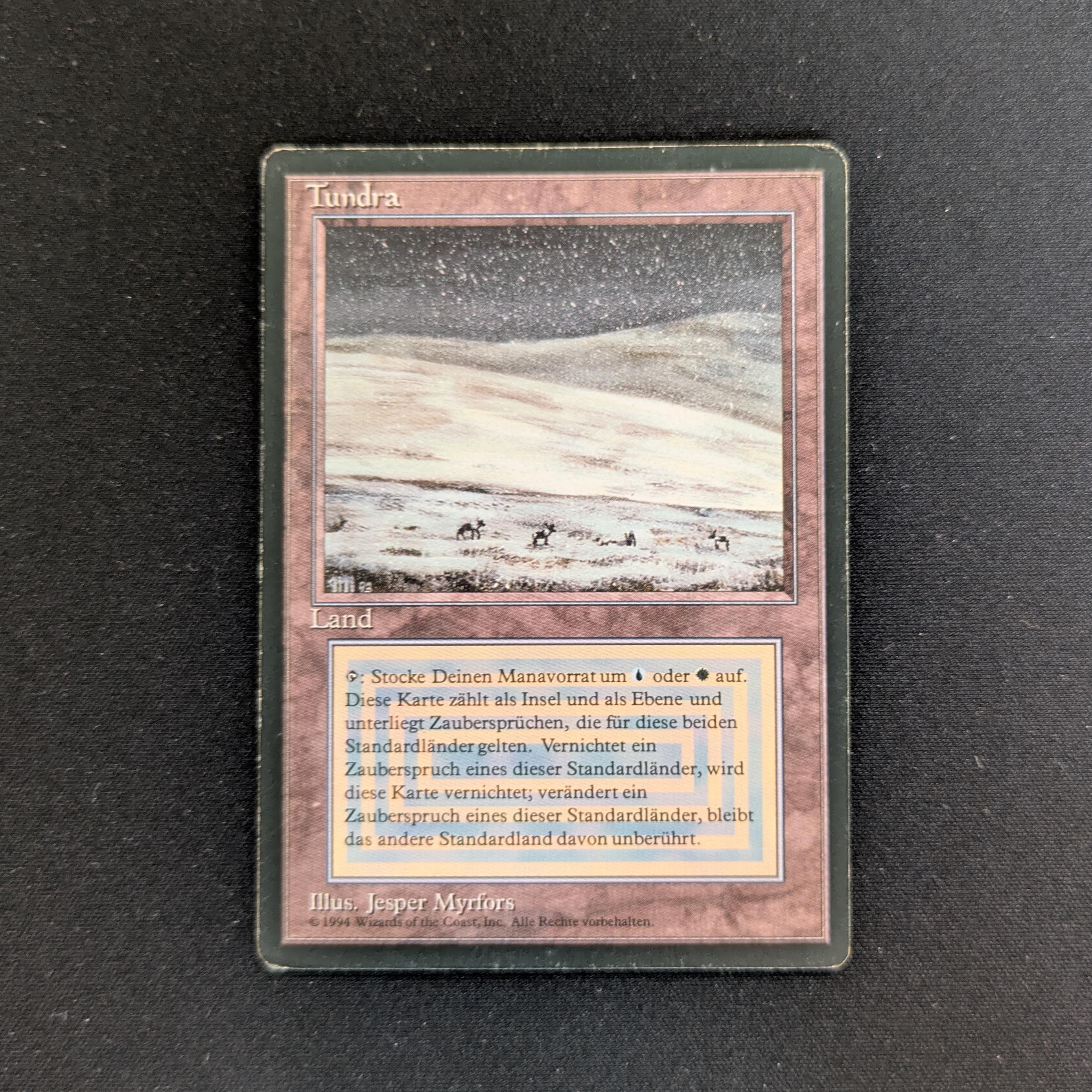 MTG Singles - Tundra - Foreign Black Bordered - German - PL - INKED - 28307