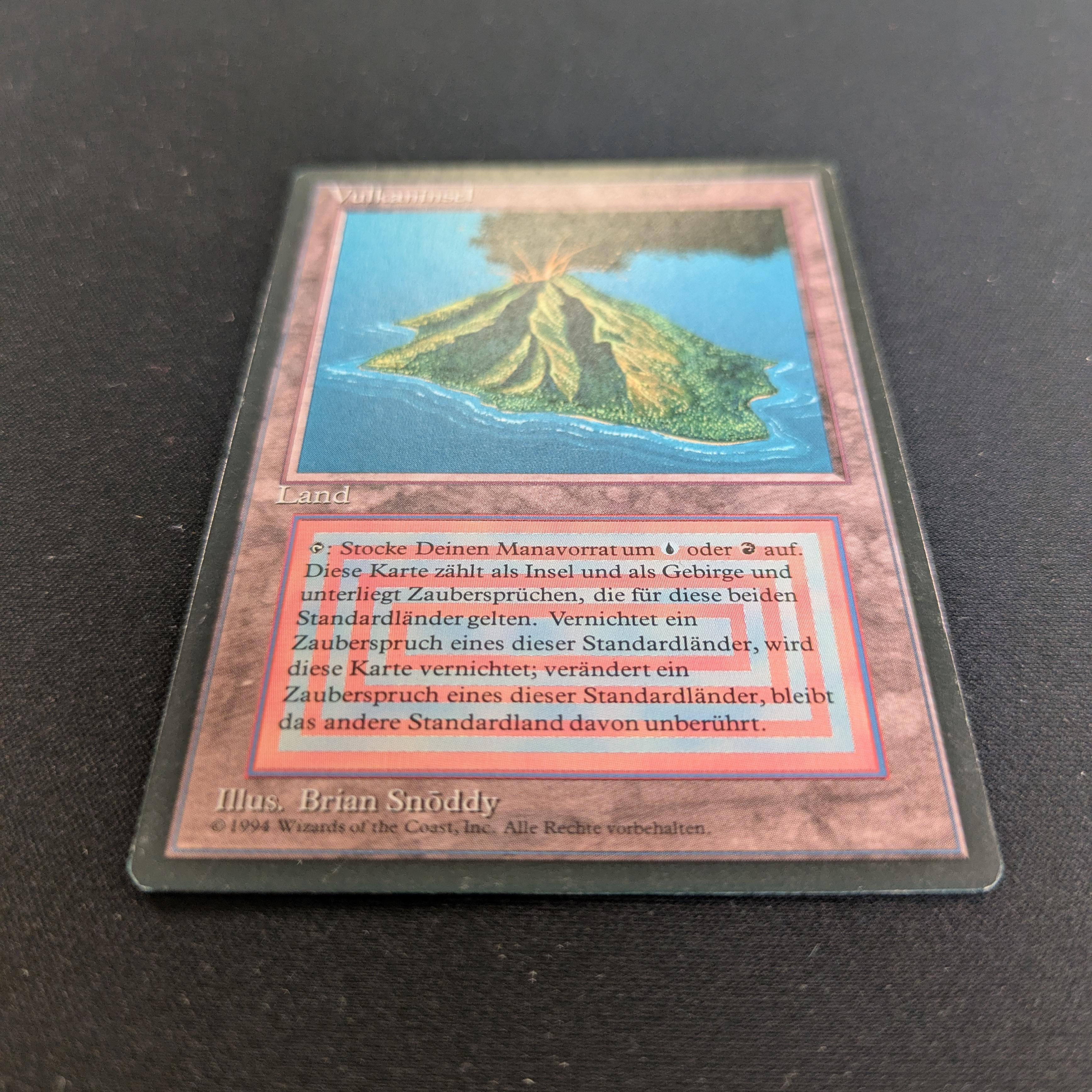 MTG Singles - Volcanic Island - Foreign Black Bordered - 