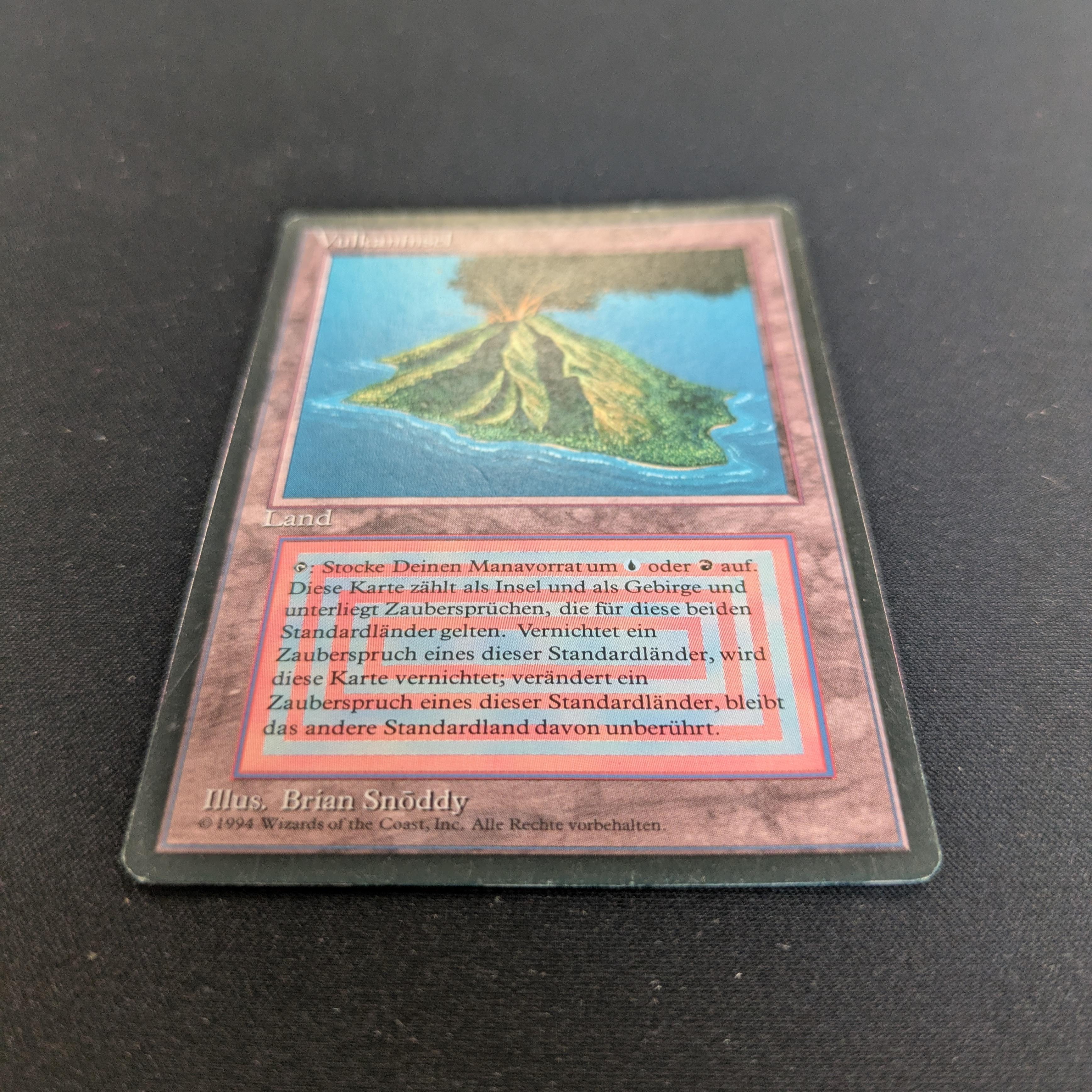 MTG Singles - Volcanic Island - Foreign Black Bordered - 