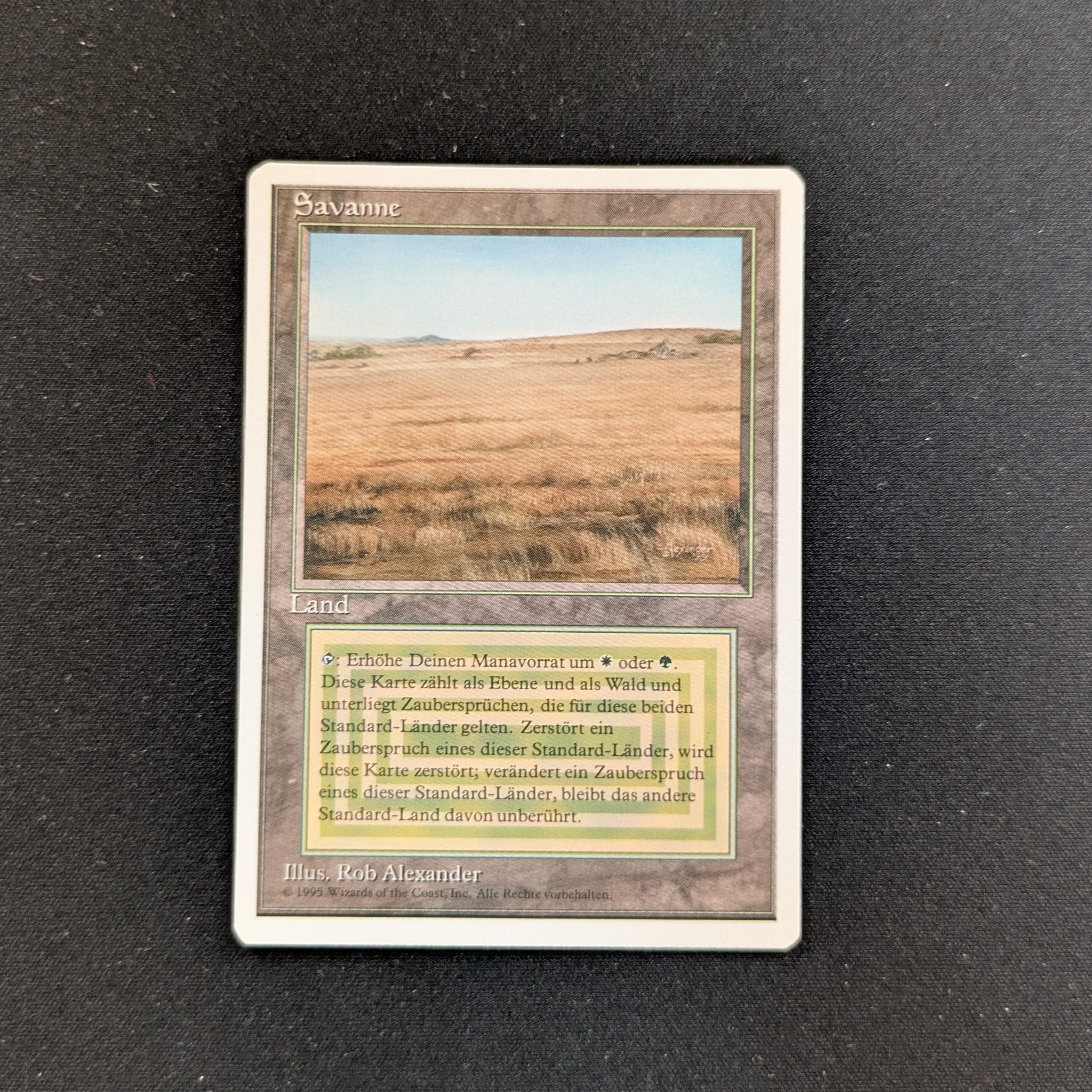 MTG Singles - Savannah - Foreign White Bordered - German - NM - 28318