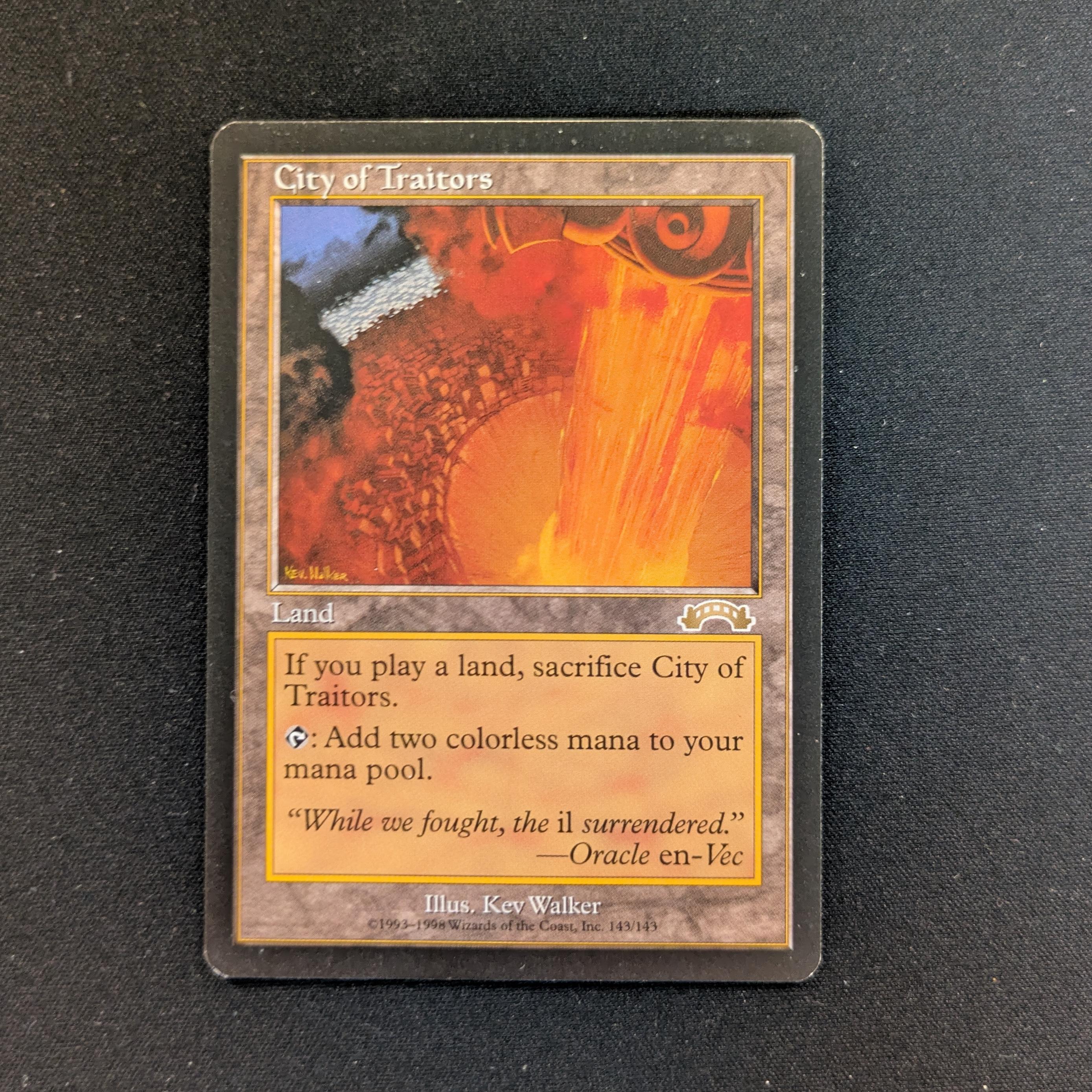 MTG Singles - City of Traitors - Exodus - English - EX - 28335