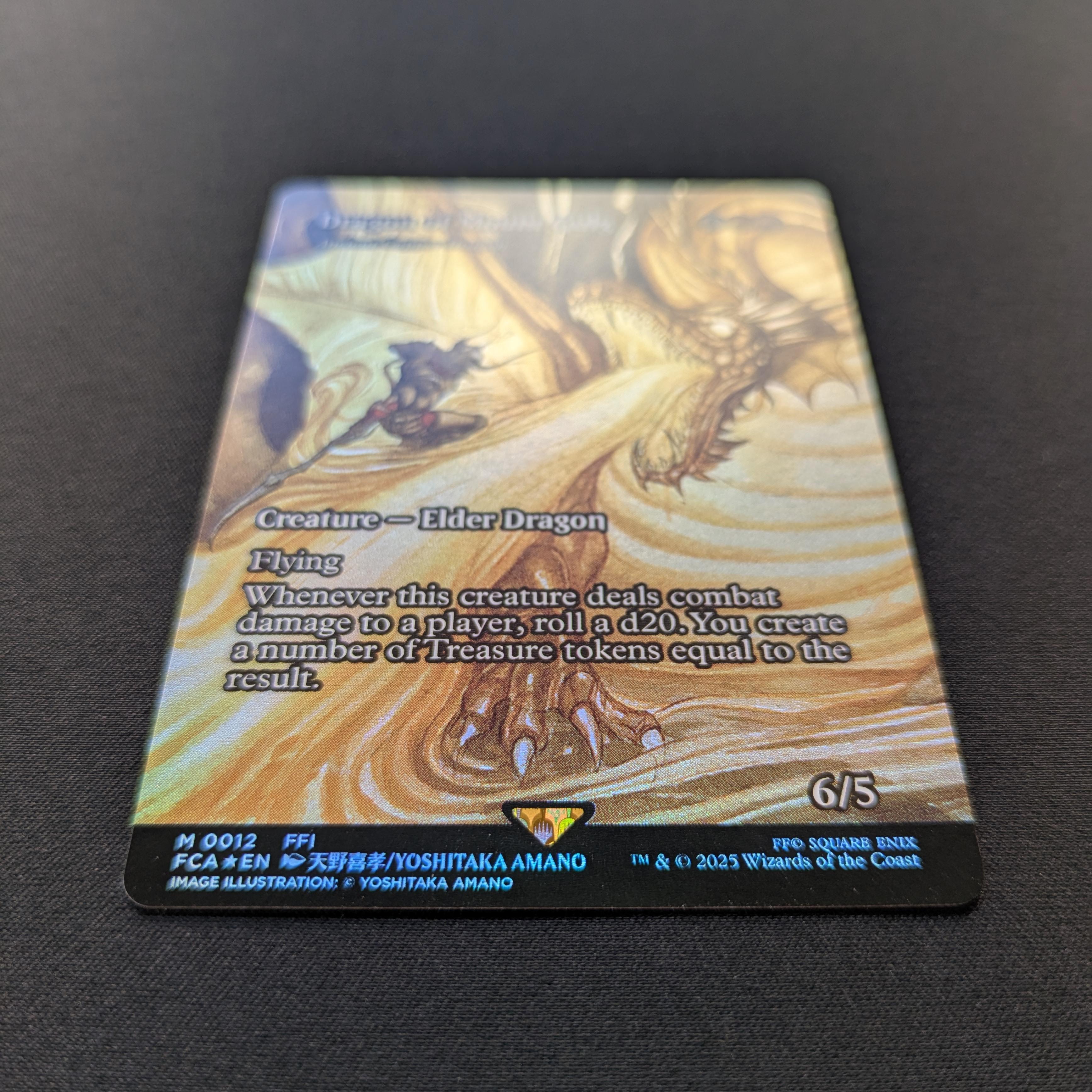 MTG Singles - [FOIL] Ancient Copper Dragon (Borderless) - Magic: The Gathering - FINAL FANTASY Through the Ages - NM - 