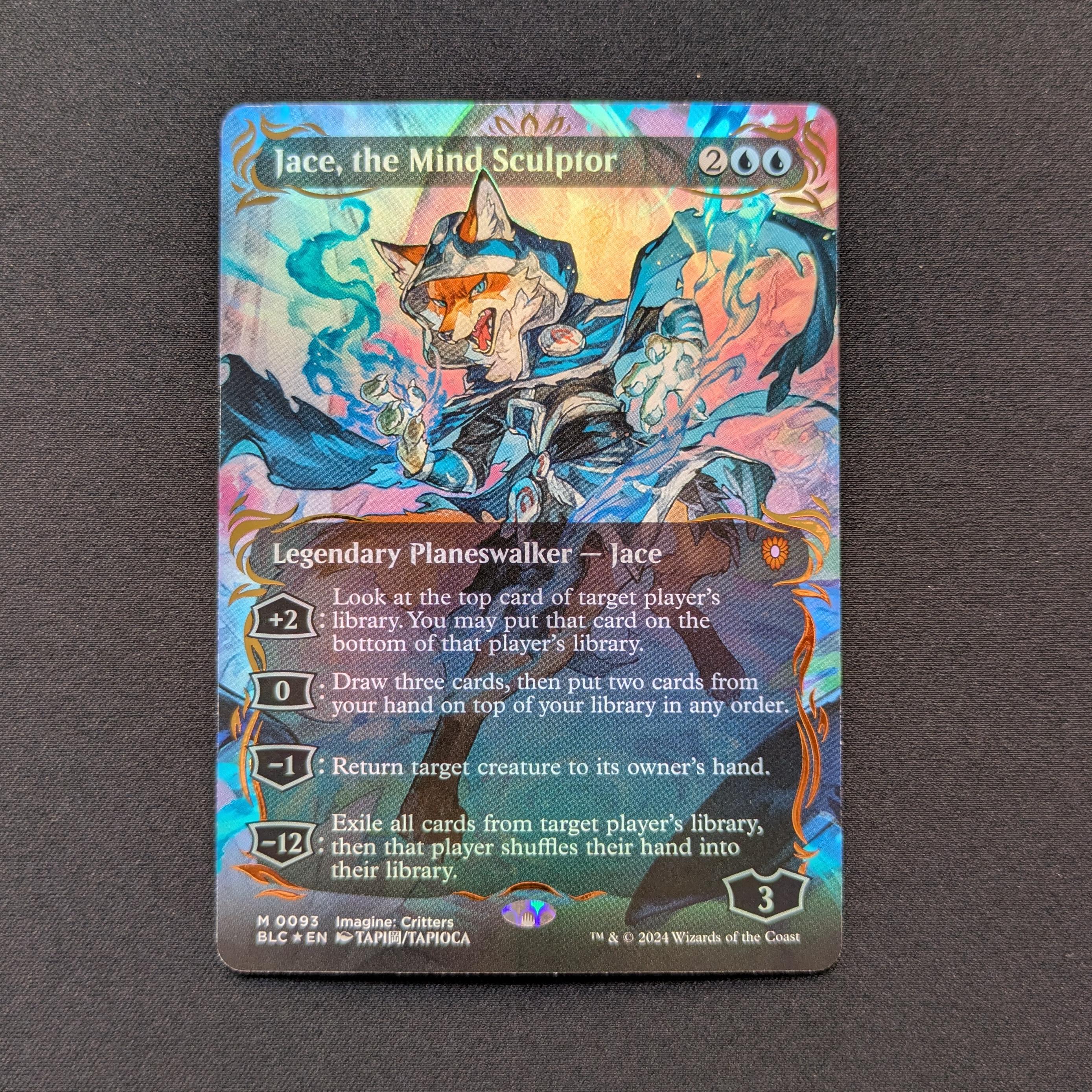 [FOIL] Jace, the Mind Sculptor (Raised Foil) - Commander: Bloomburrow: Extras - NM