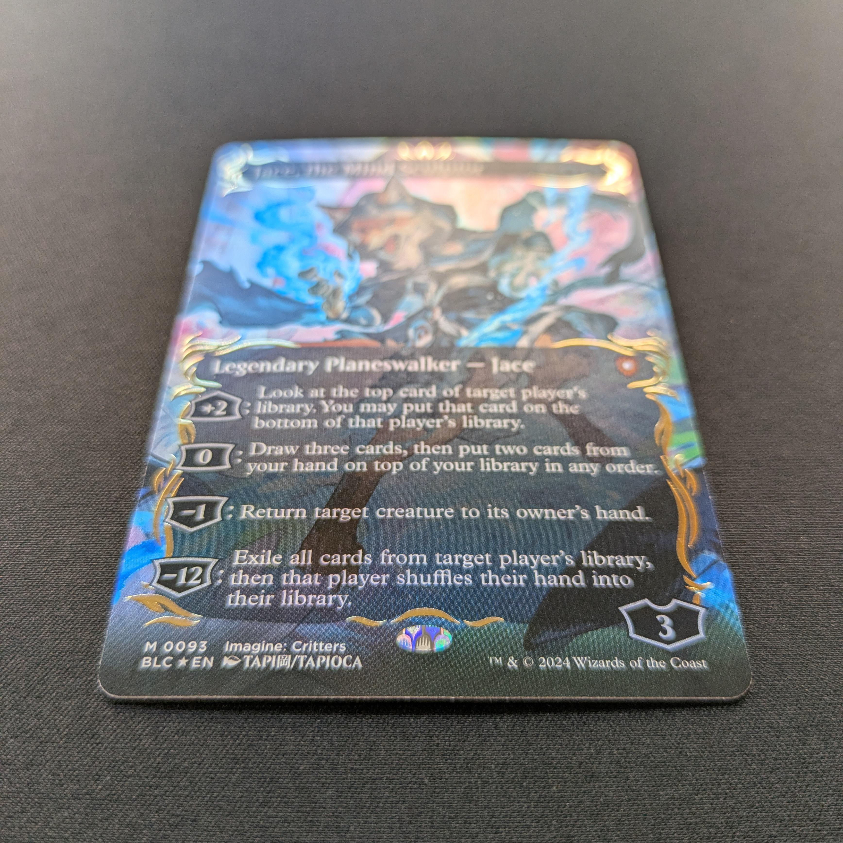 MTG Singles - [FOIL] Jace, the Mind Sculptor (Raised Foil) - Commander: Bloomburrow: Extras - NM - 