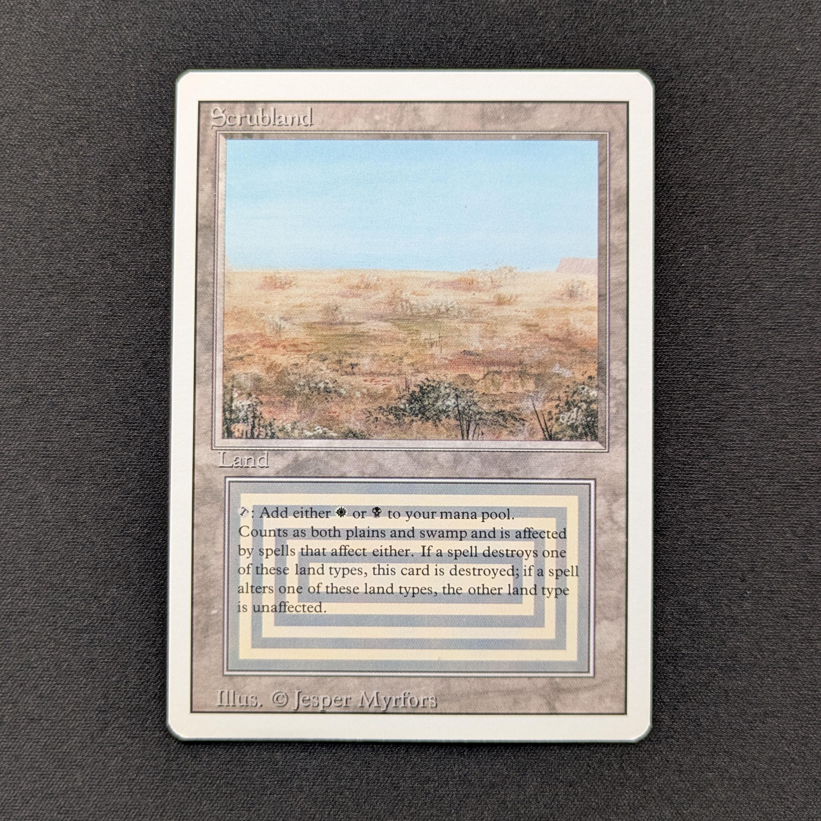 scrubland mtg 英語　１枚　hp scrubland mtg 英語 1枚 hp