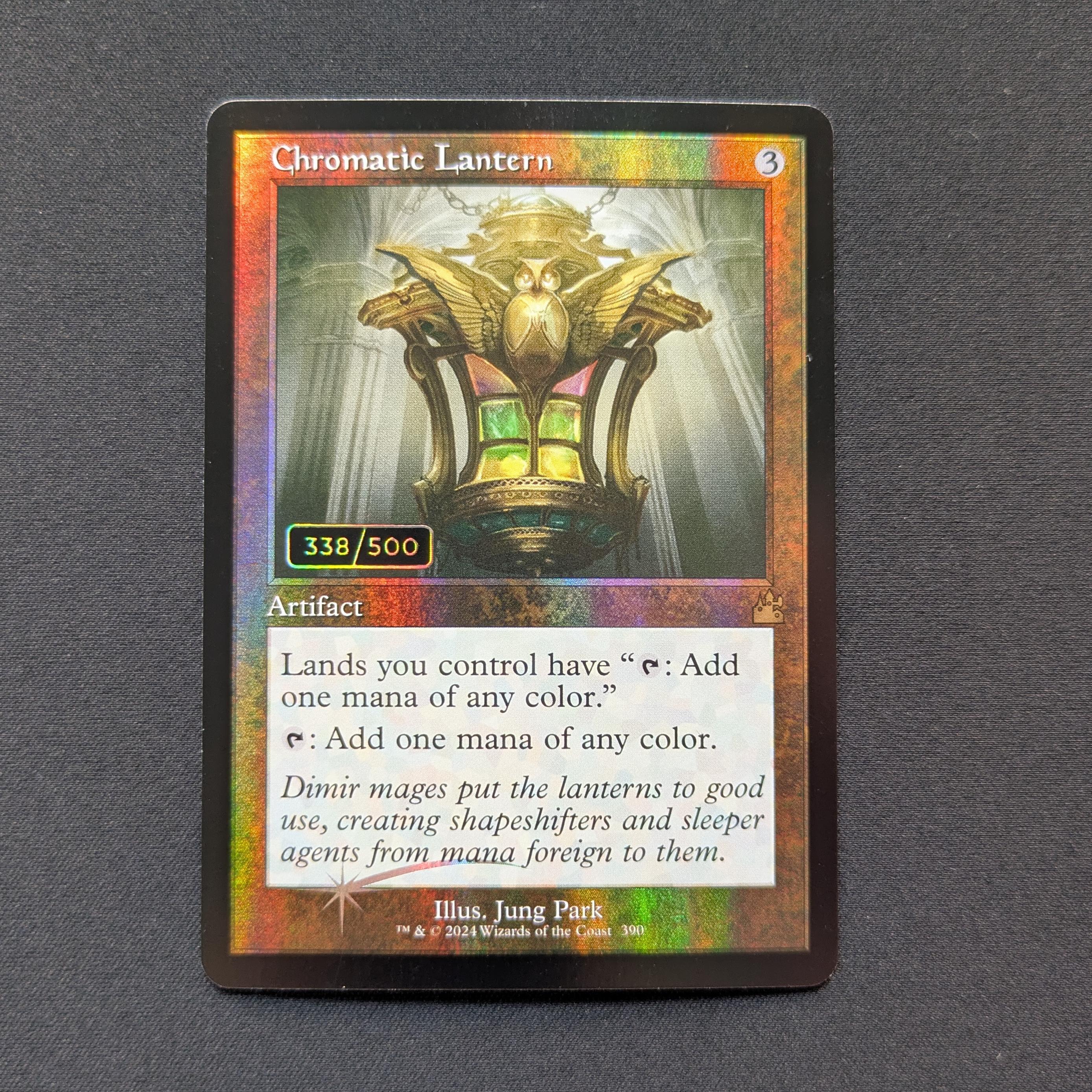 MTG Singles - [FOIL] Chromatic Lantern (Serialized) - Ravnica Remastered: Extras - NM, 338/500 - 