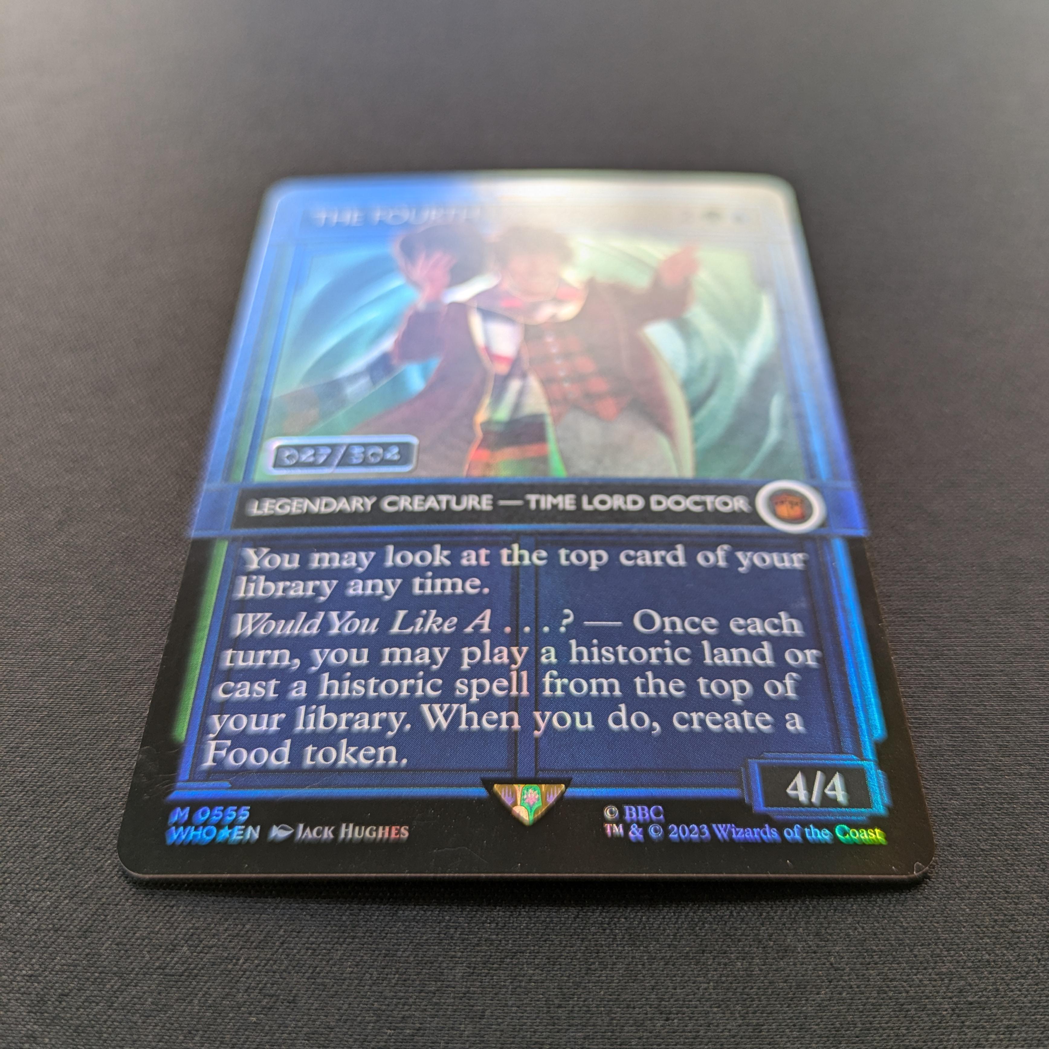 MTG Singles - [FOIL] The Fourth Doctor (Serialized) - Universes Beyond: Doctor Who: Extras - NM, 047/504 - 