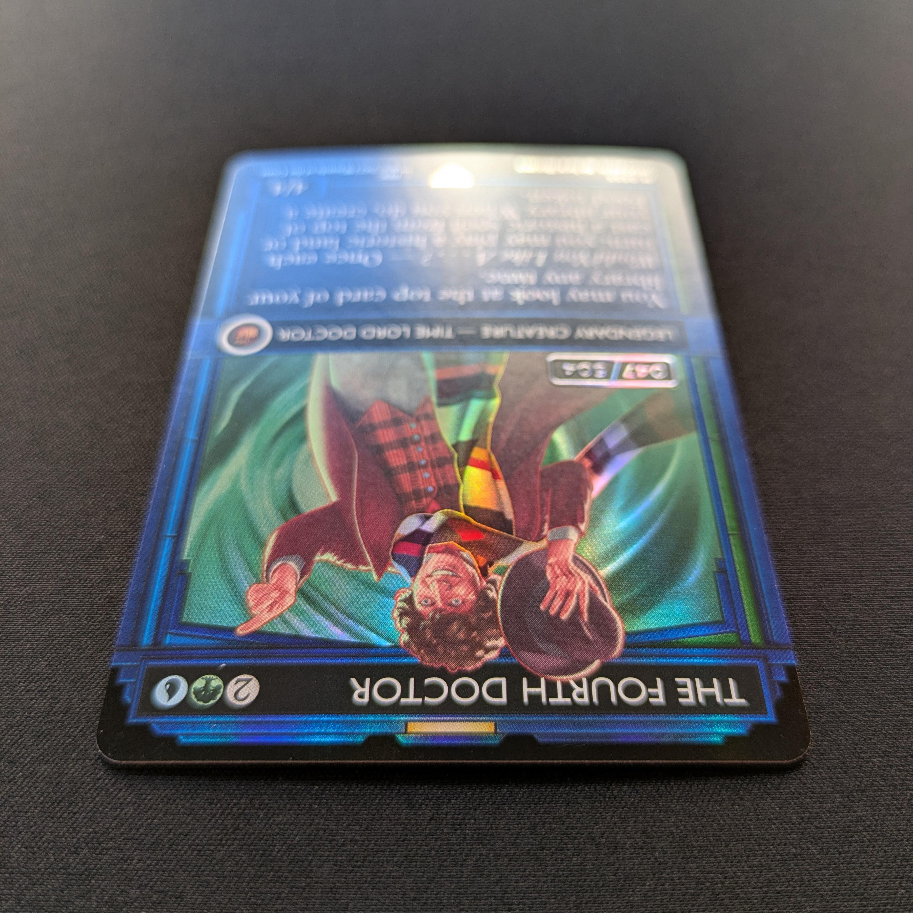 MTG Singles - [FOIL] The Fourth Doctor (Serialized) - Universes Beyond: Doctor Who: Extras - NM, 047/504 - 