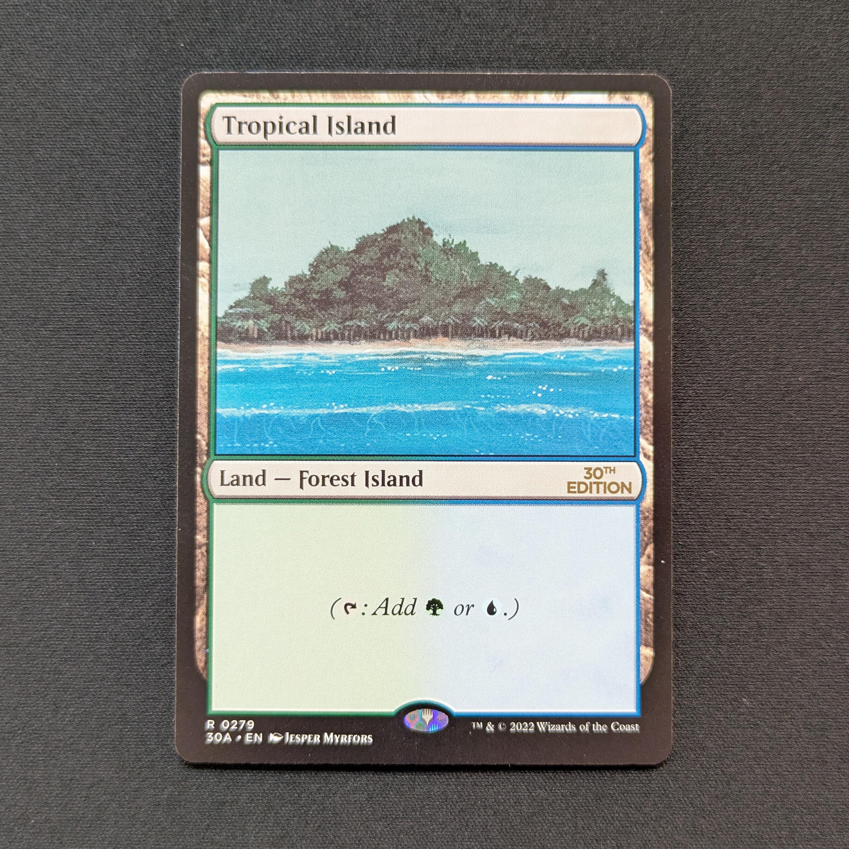 MTG Singles - Tropical Island (Modern Frame) - 30th Anniversary Edition - NM - 28470