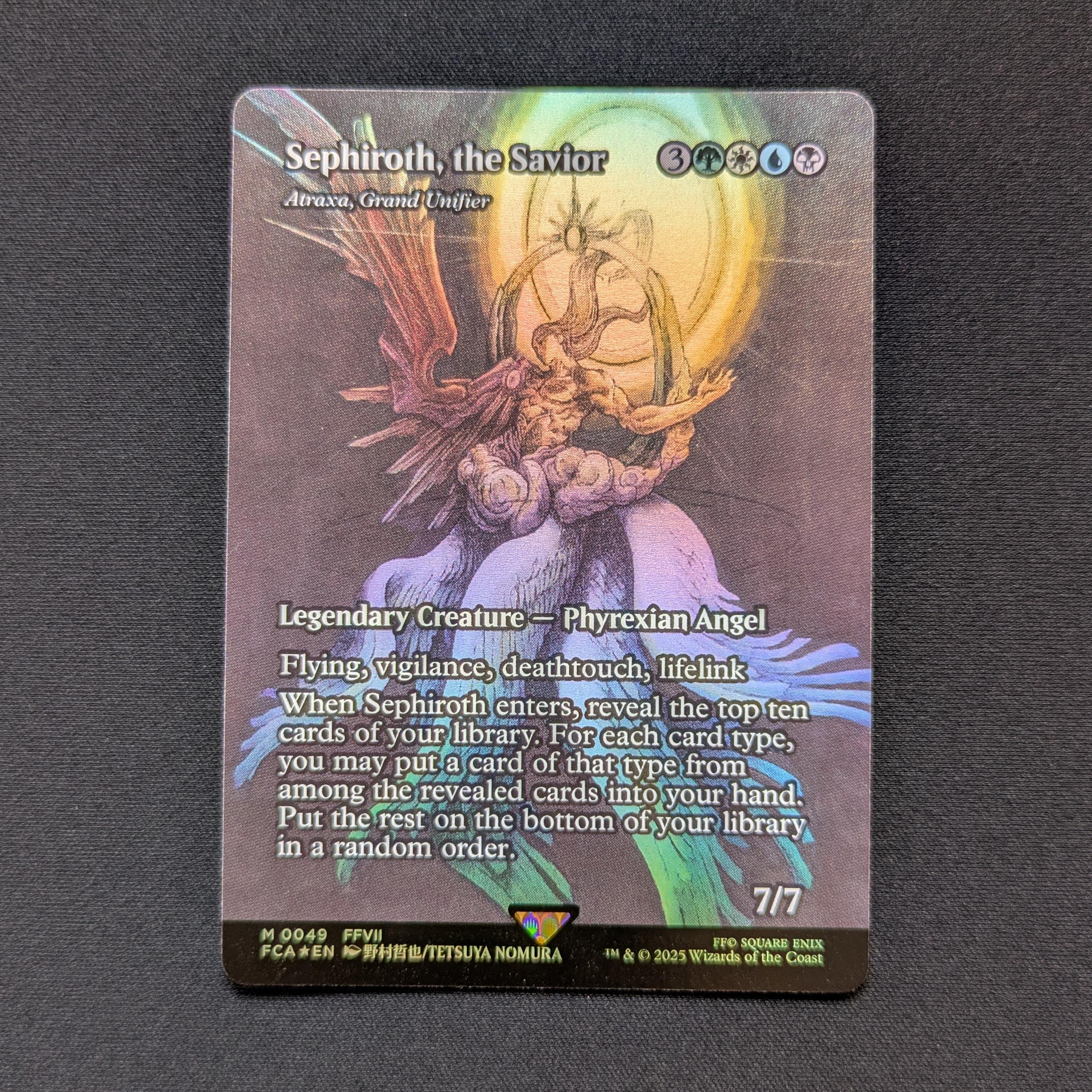 [FOIL] Atraxa, Grand Unifier - Magic: The Gathering - FINAL FANTASY Through the Ages - NM