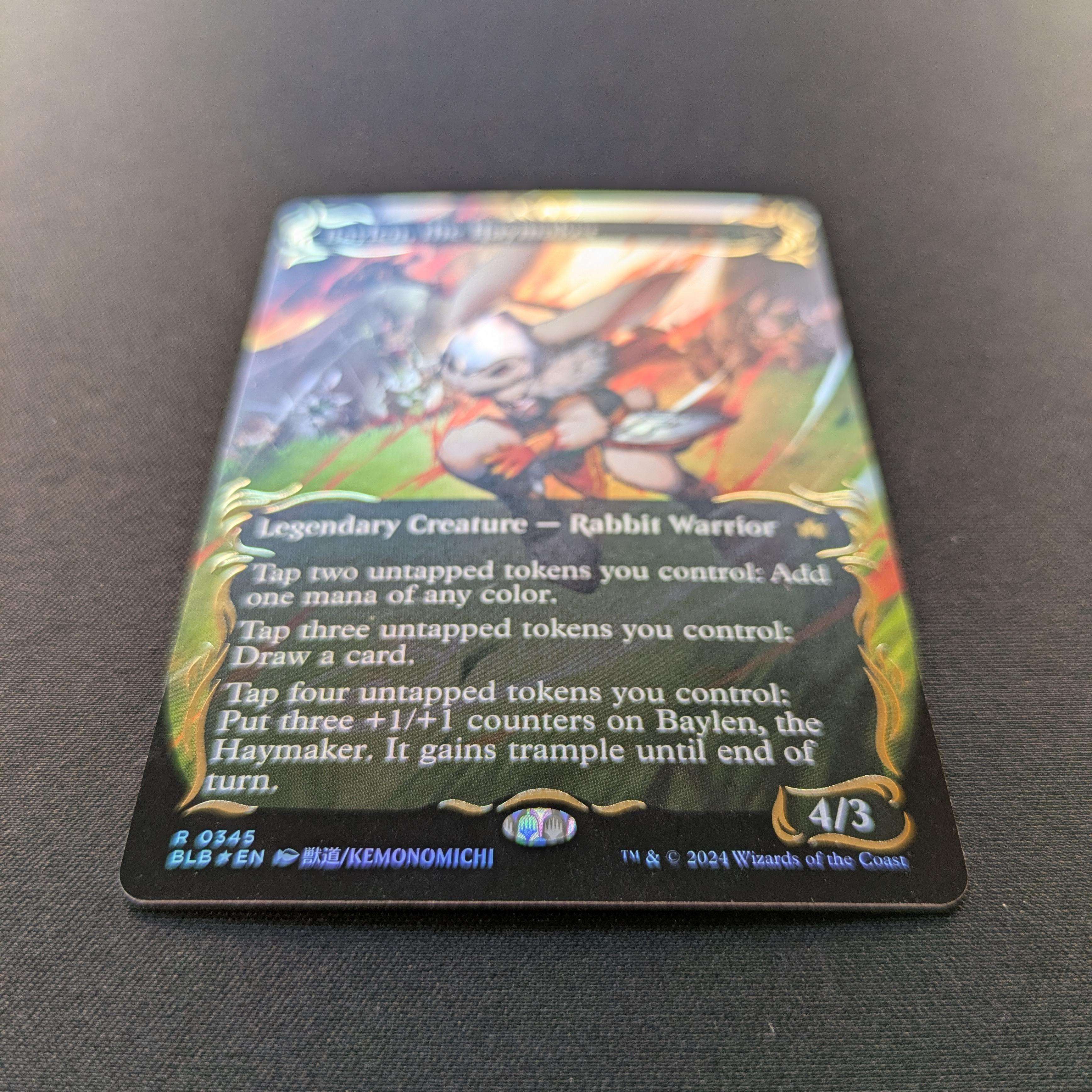 MTG Singles - [FOIL] Baylen, the Haymaker (Raised Foil) - Bloomburrow: Extras - EX - 