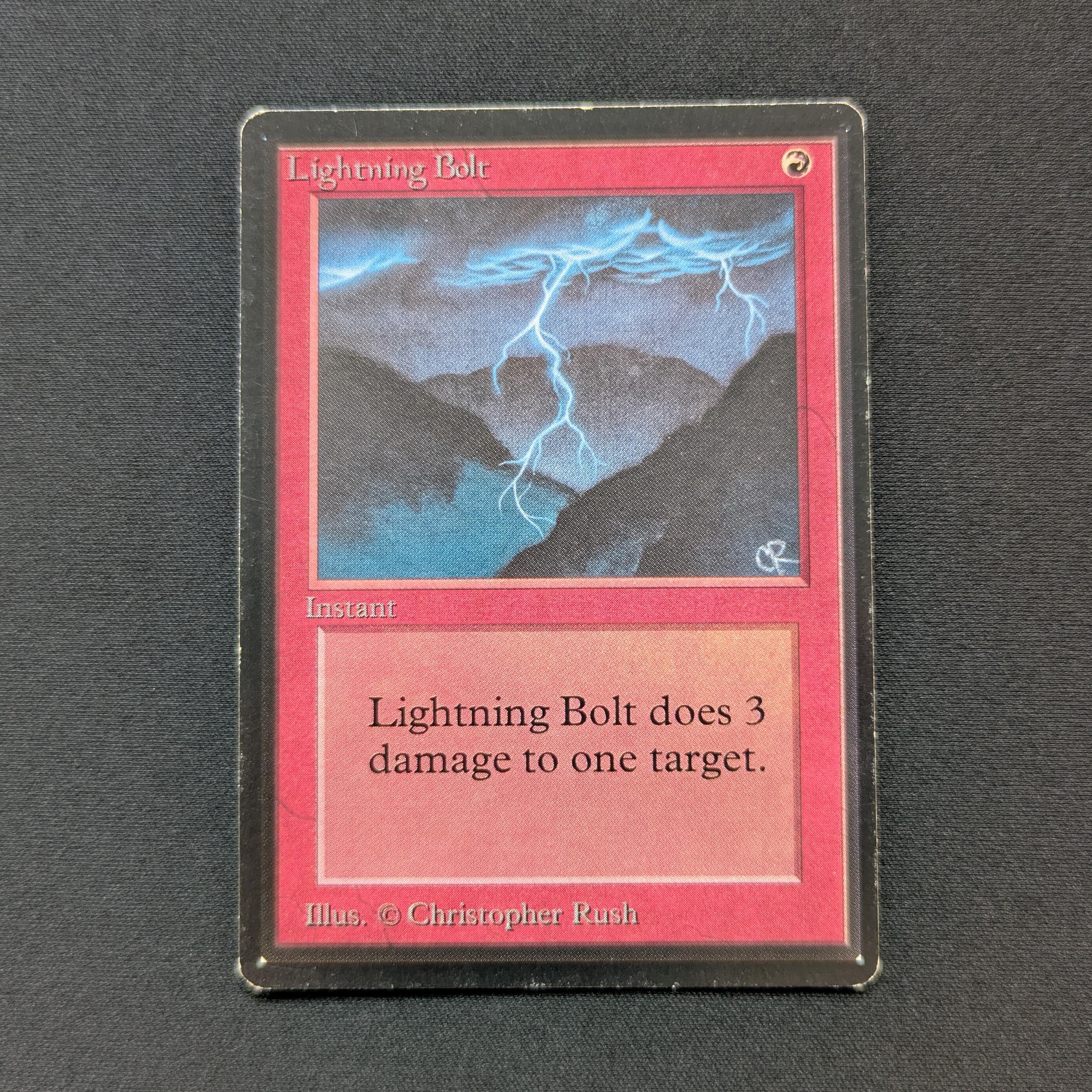 MTG 稲妻　Lightning Bolt ベータ　LEB BETA PSA7 MTG 稲妻 Lightning Bolt ベータ LEB BETA PSA7