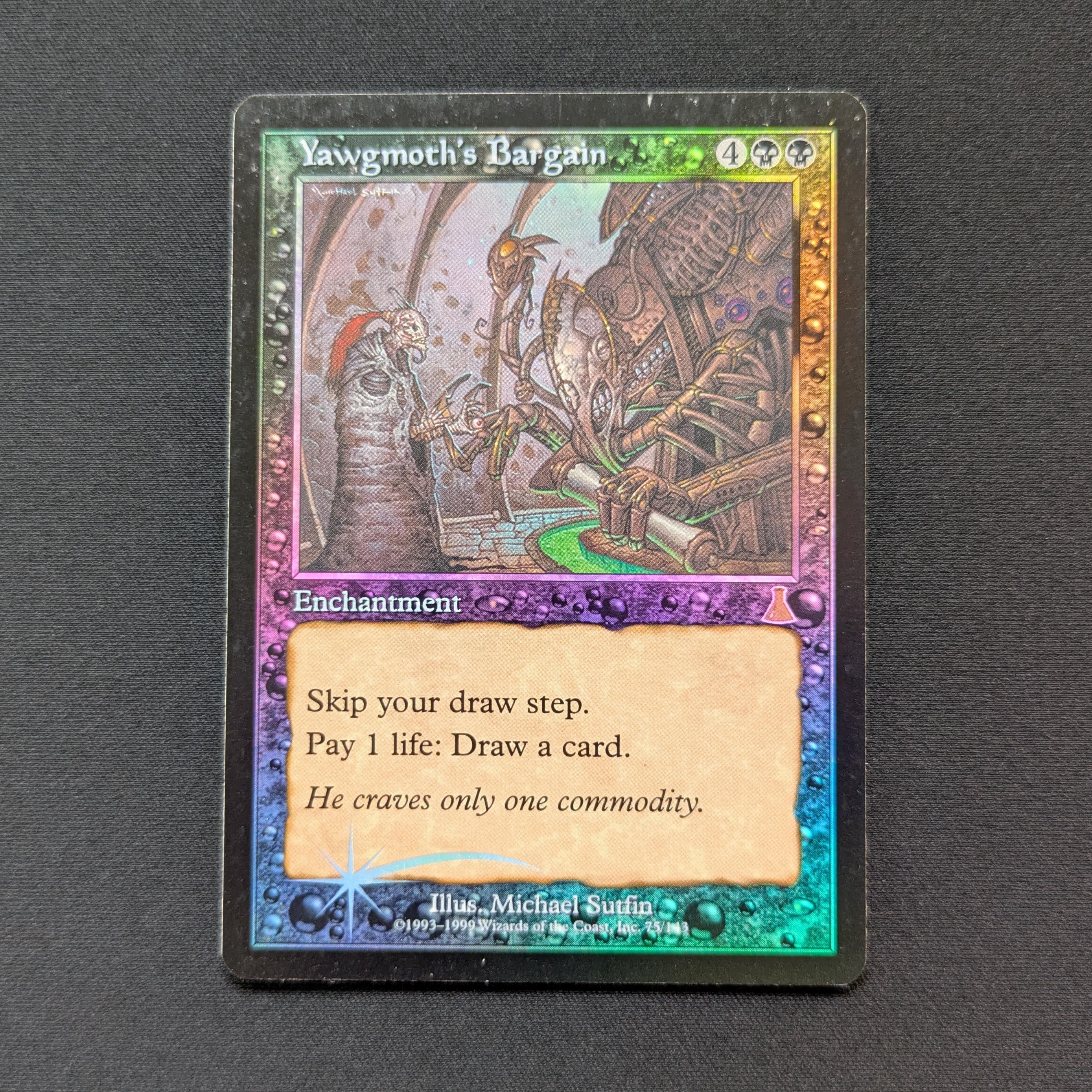 [FOIL] Yawgmoth's Bargain - Urza's Saga - PO
