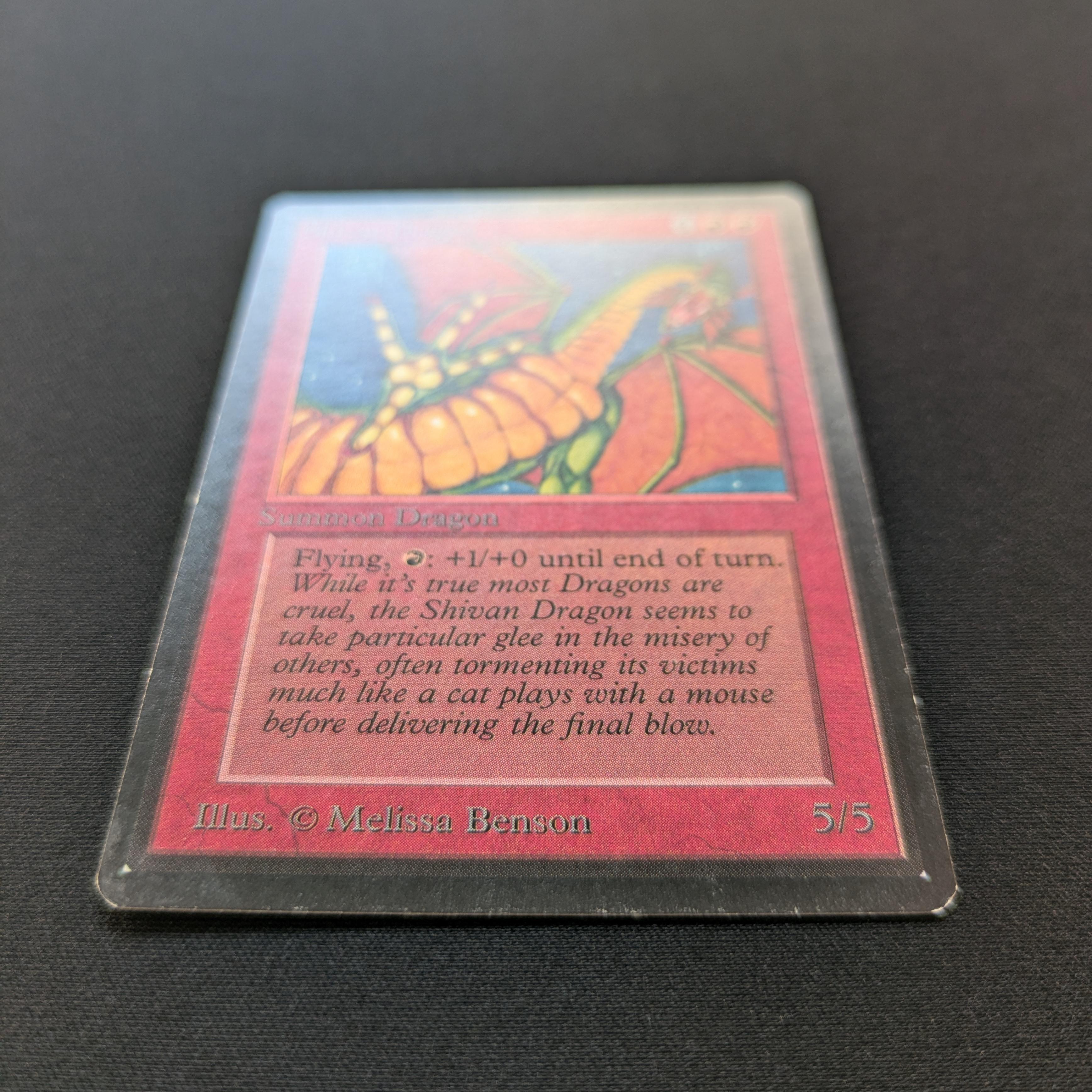 MTG Singles - Shivan Dragon - Beta - 