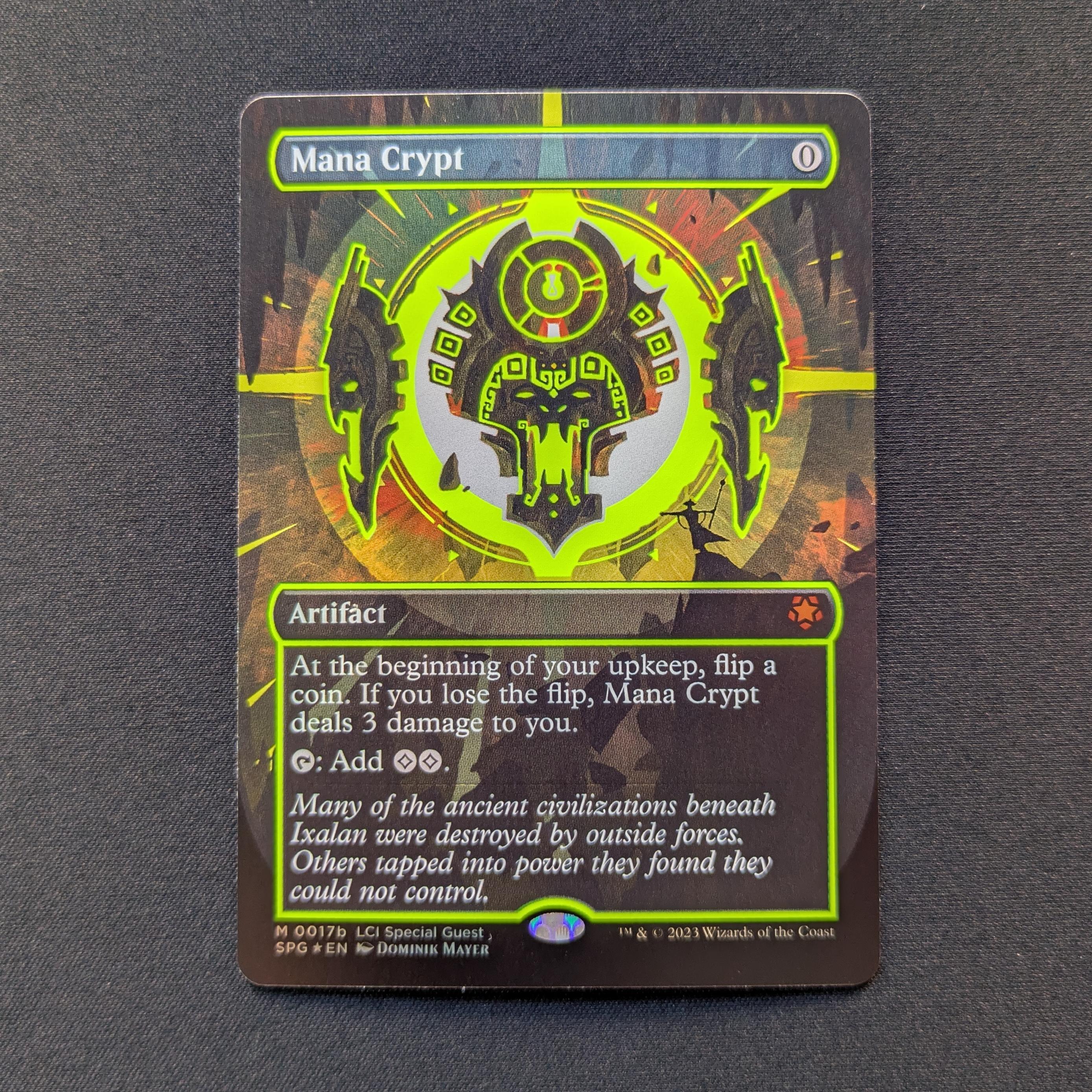 [FOIL] Mana Crypt (Neon Ink Yellow) - Special Guests - NM