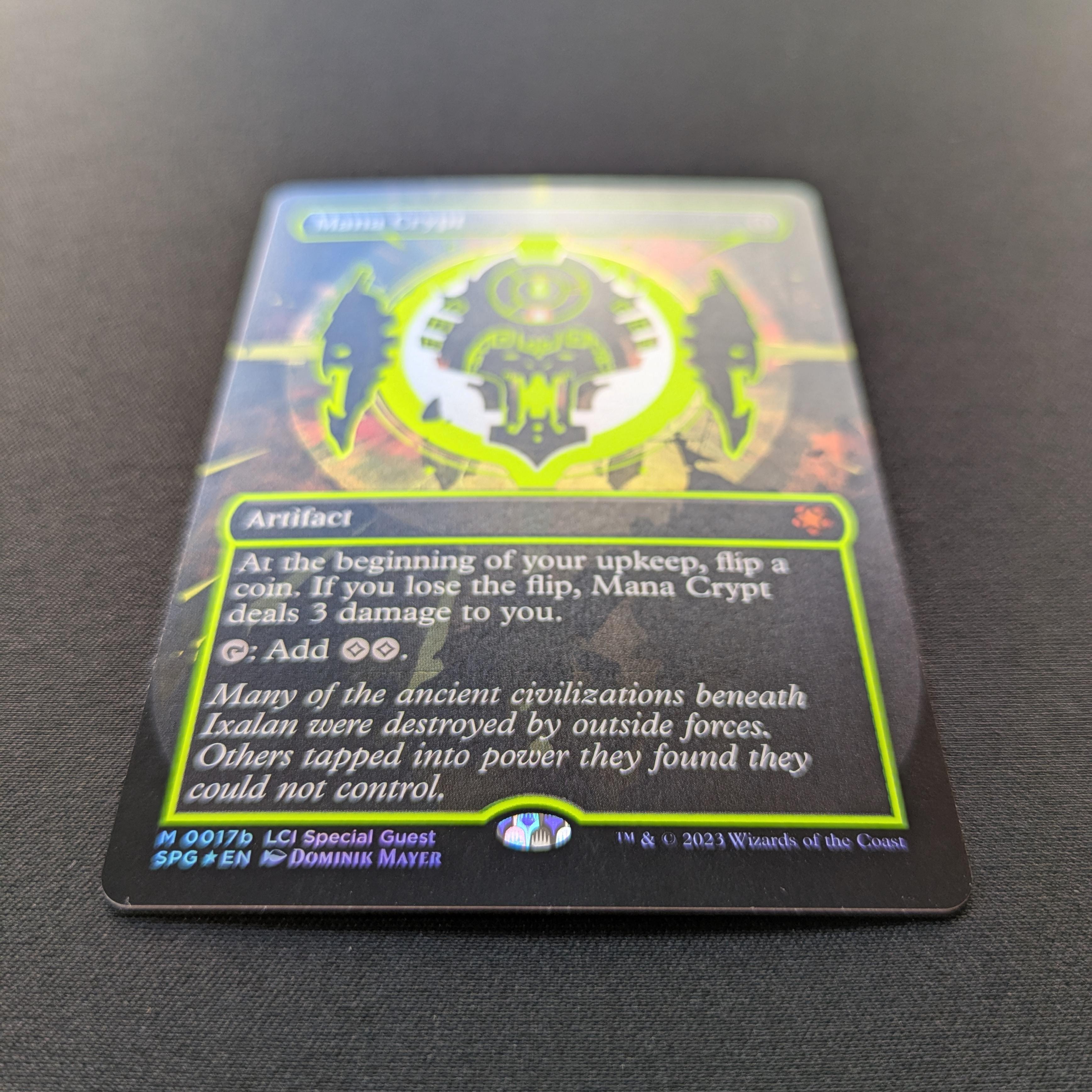 MTG Singles - [FOIL] Mana Crypt (Neon Ink Yellow) - Special Guests - NM - 
