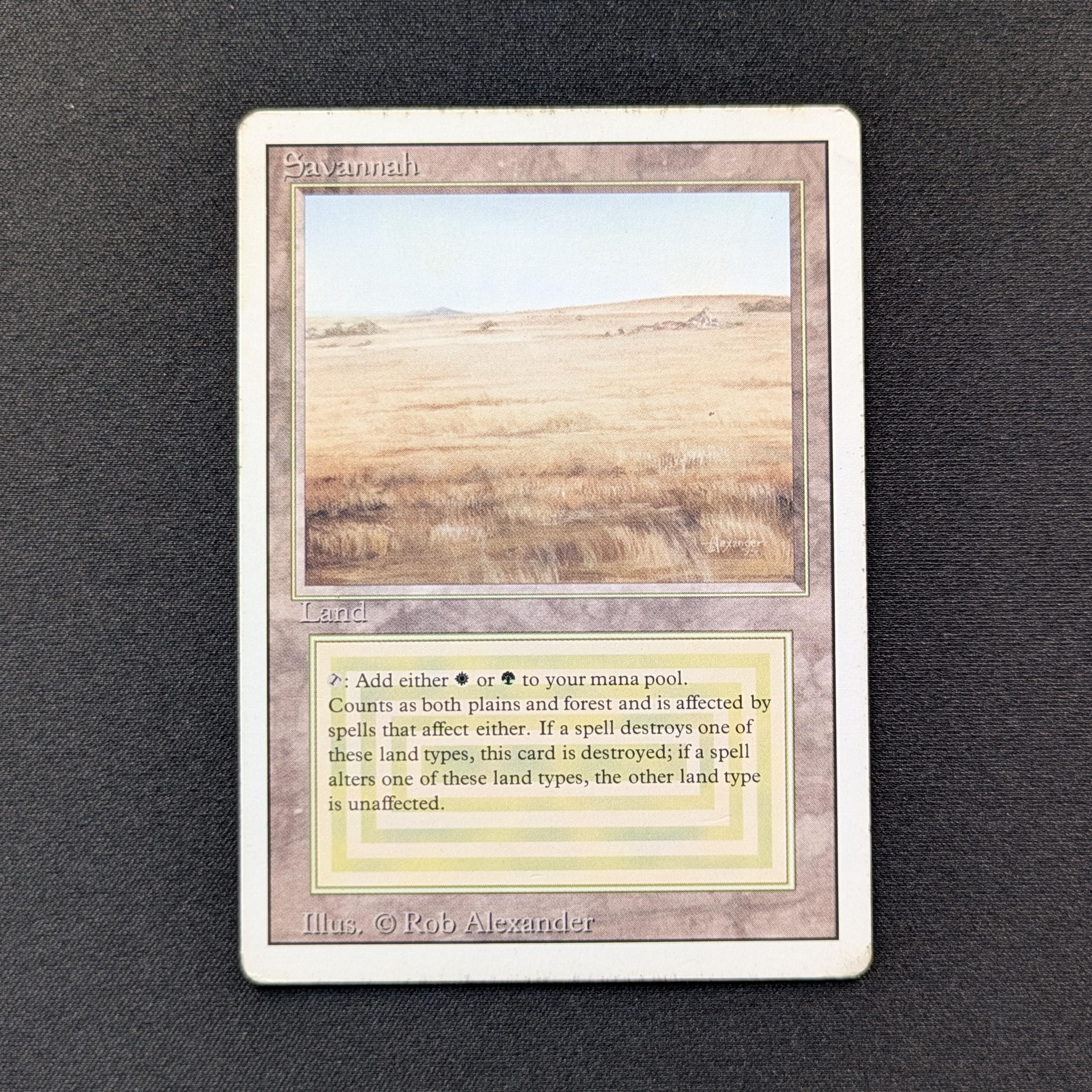 【断捨離】MTG savannah ４枚 Savannah - Revised