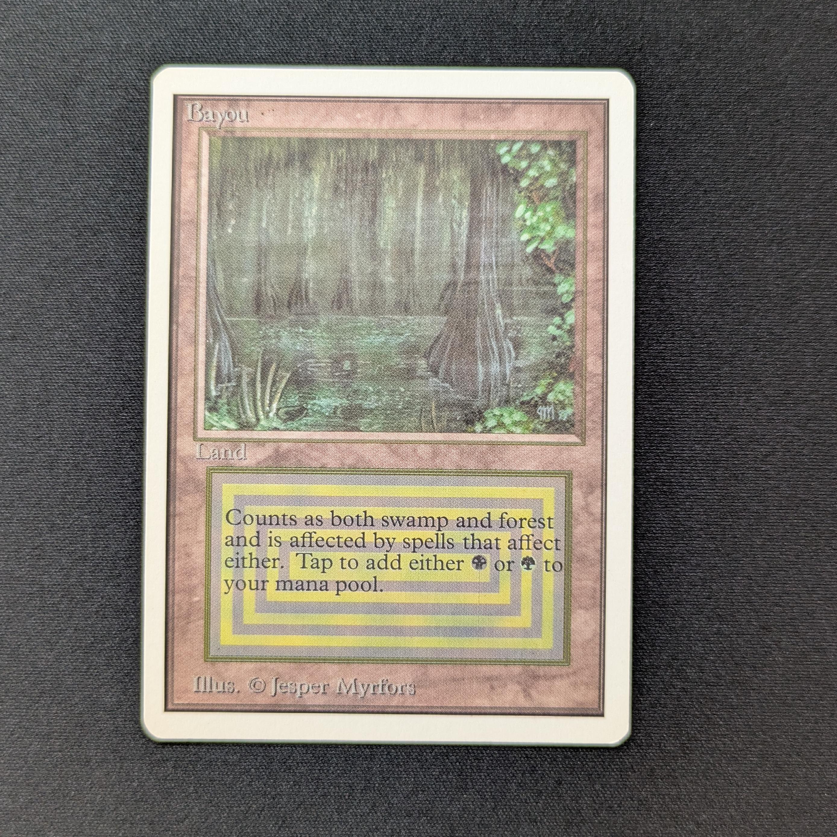 MTG Bayou unlimited 英語版 美品（ニアミント） MTG Bayou unlimited 英語版 美品（ニアミント） MTG Bayou unlimited