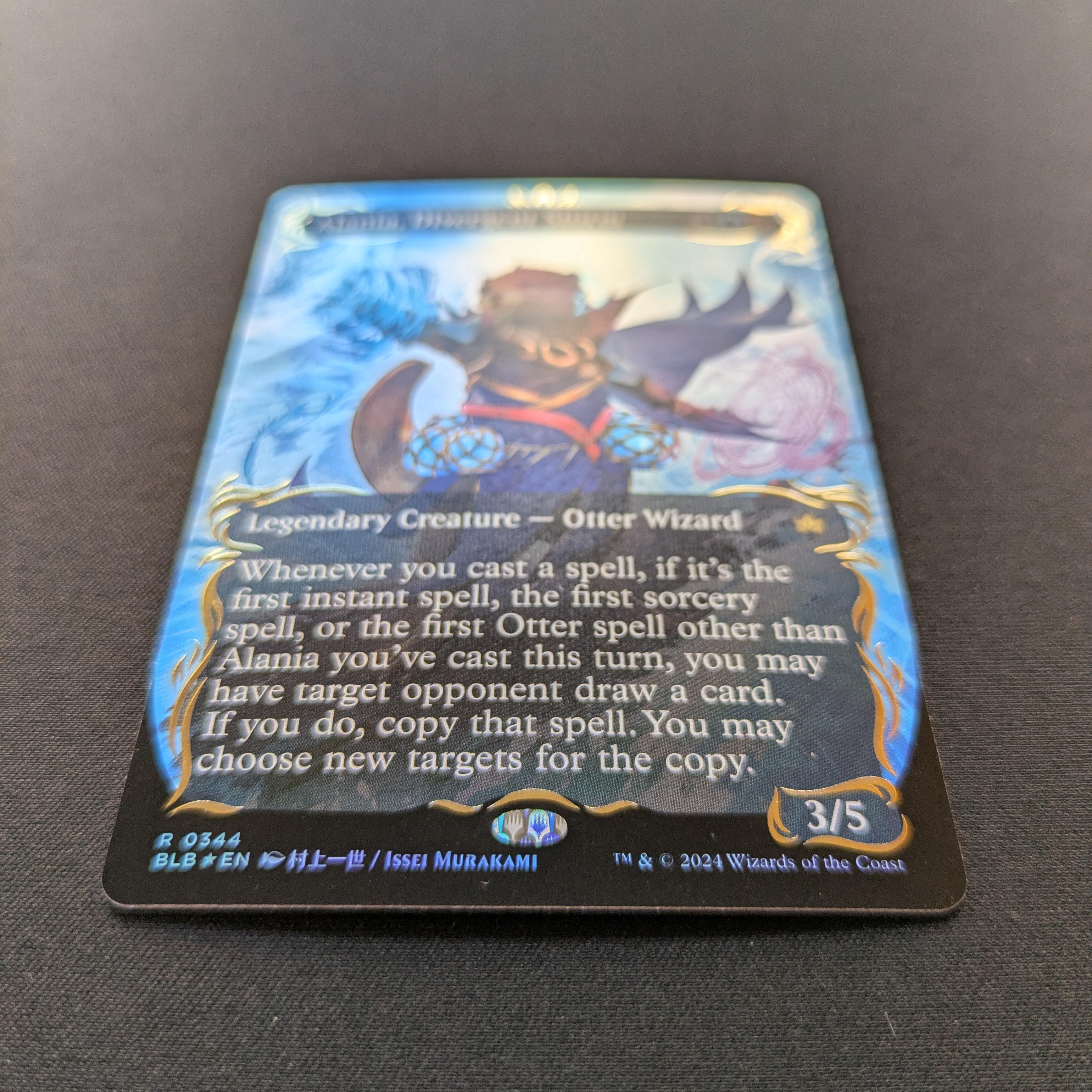 MTG Singles - [FOIL] Alania, Divergent Storm (Raised Foil) - Bloomburrow: Extras - NM - 