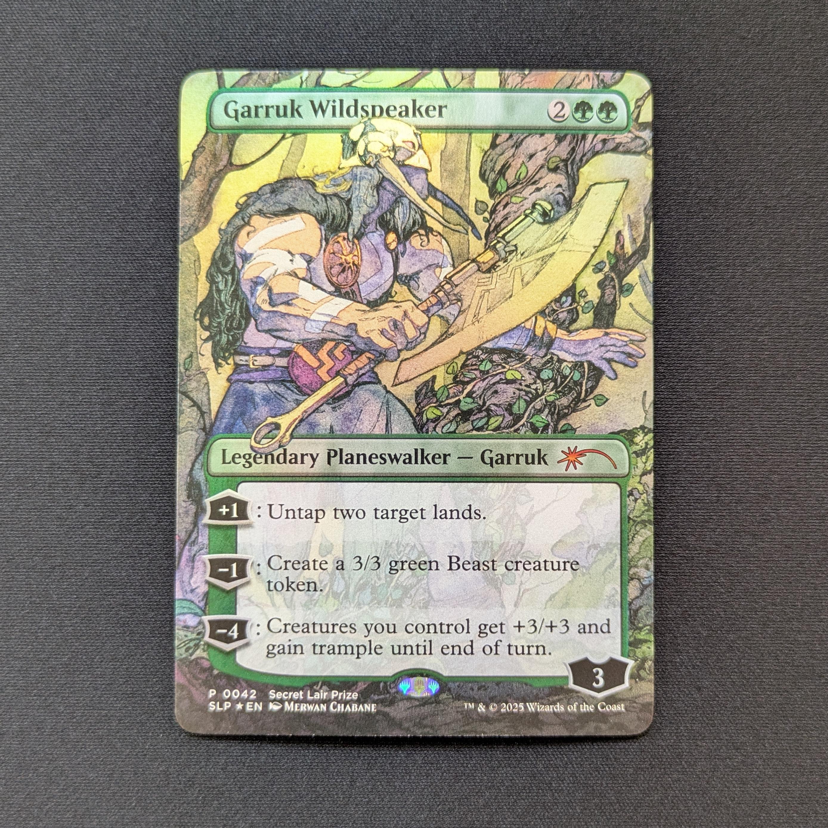 [FOIL] Garruk Wildspeaker - DCI Promos - NM