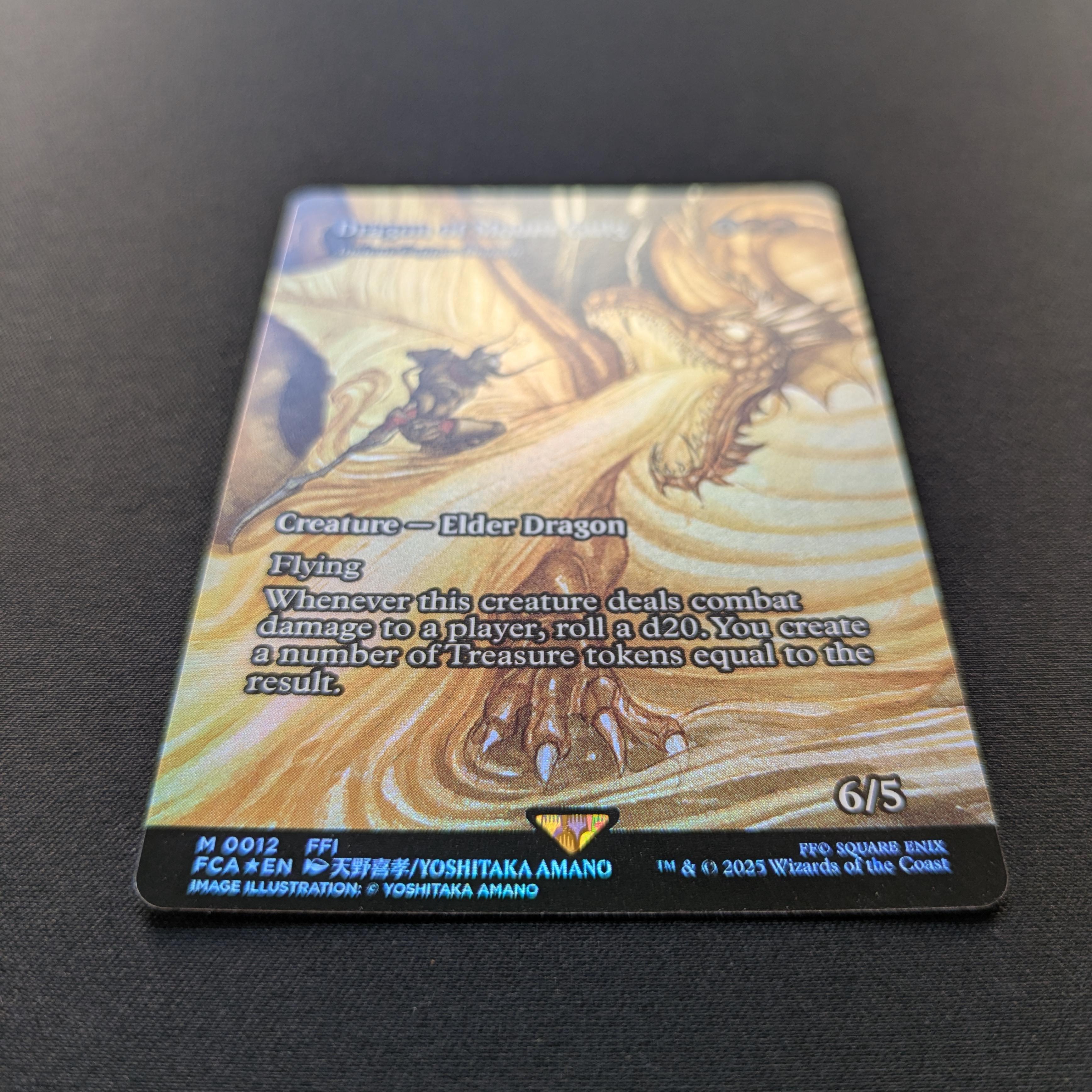 MTG Singles - [FOIL] Ancient Copper Dragon (Borderless) - Magic: The Gathering - FINAL FANTASY Through the Ages - NM - 