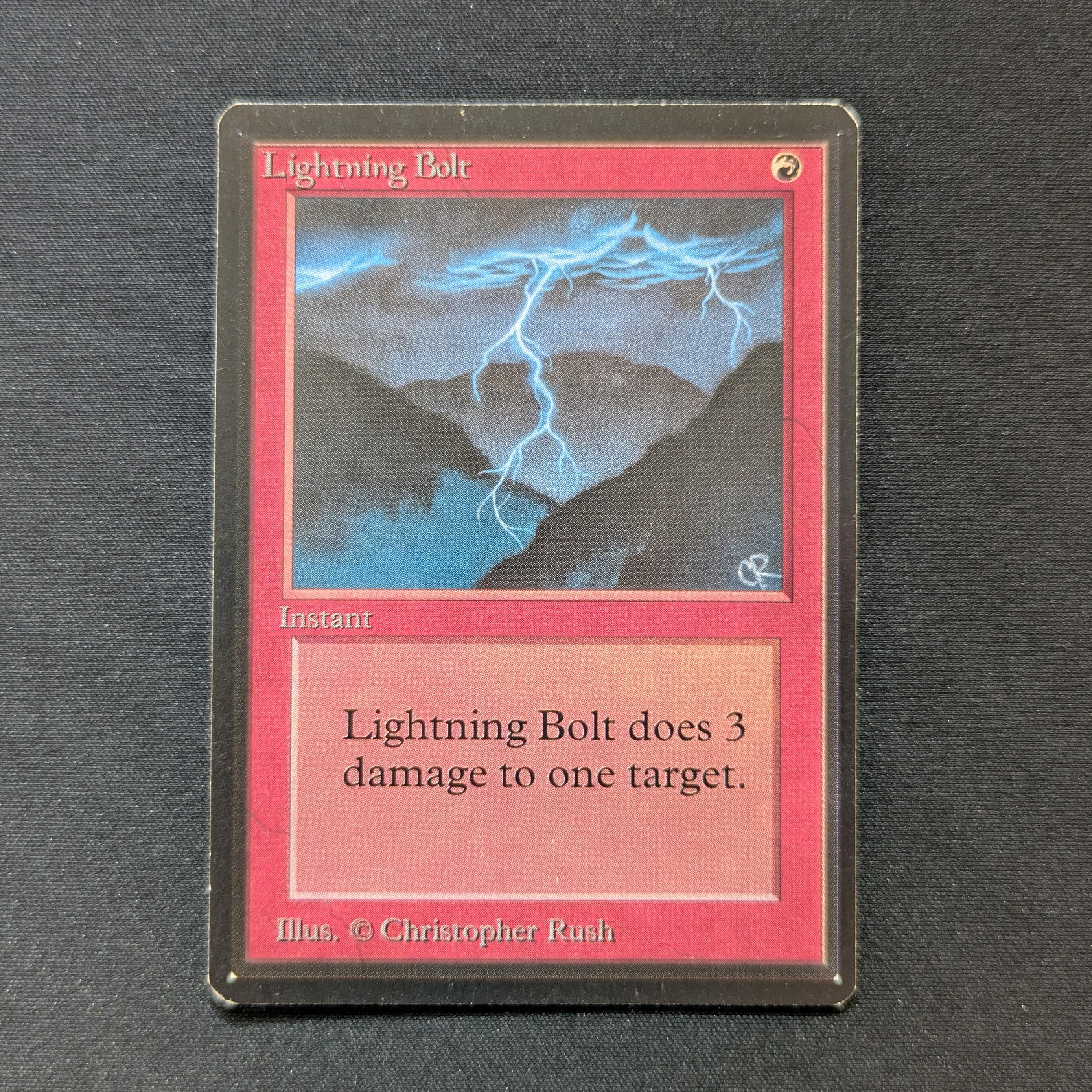MTG Singles - Lightning Bolt - Beta - 