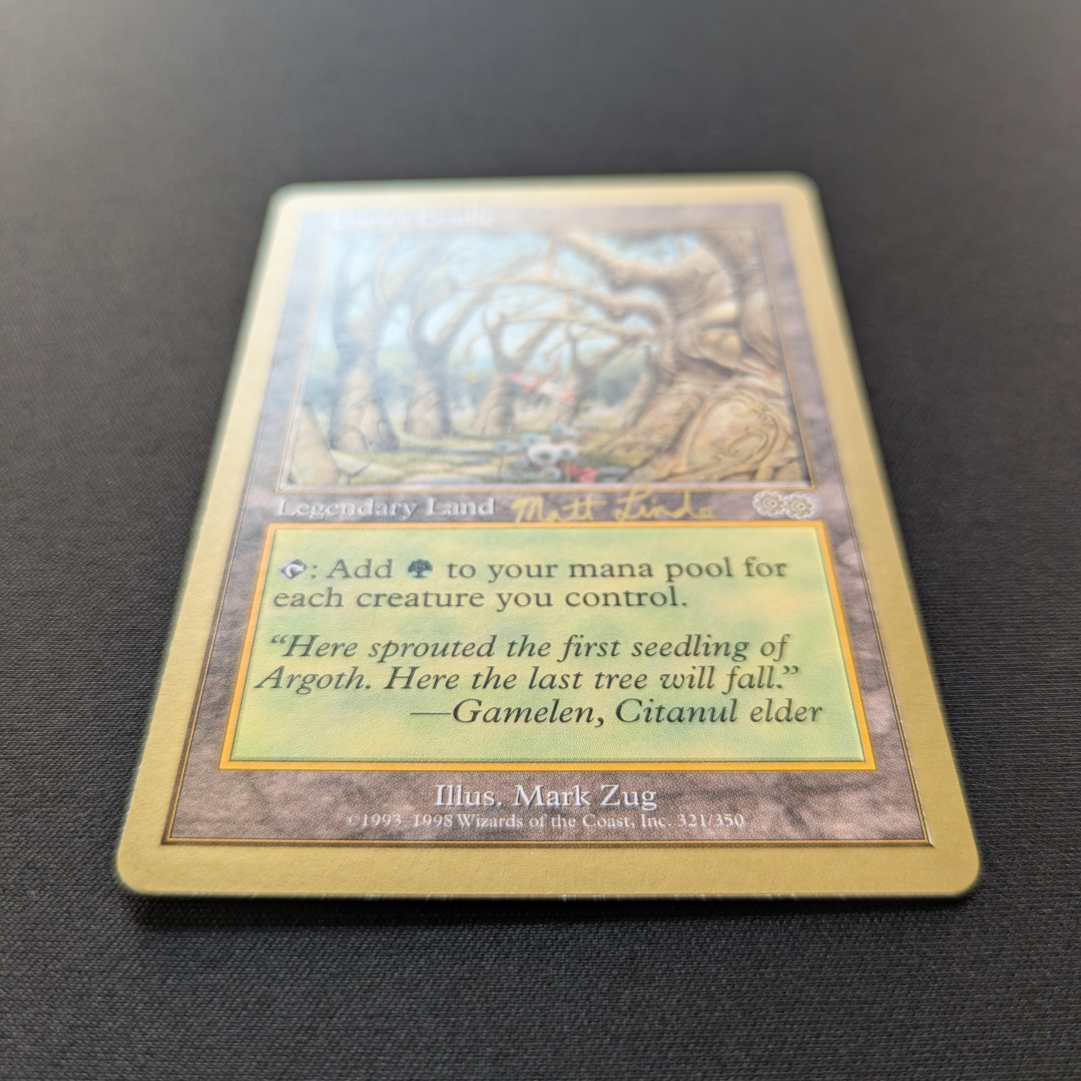 MTG Singles - Gaea's Cradle - WCD 1999: Matt Linde - NM - 