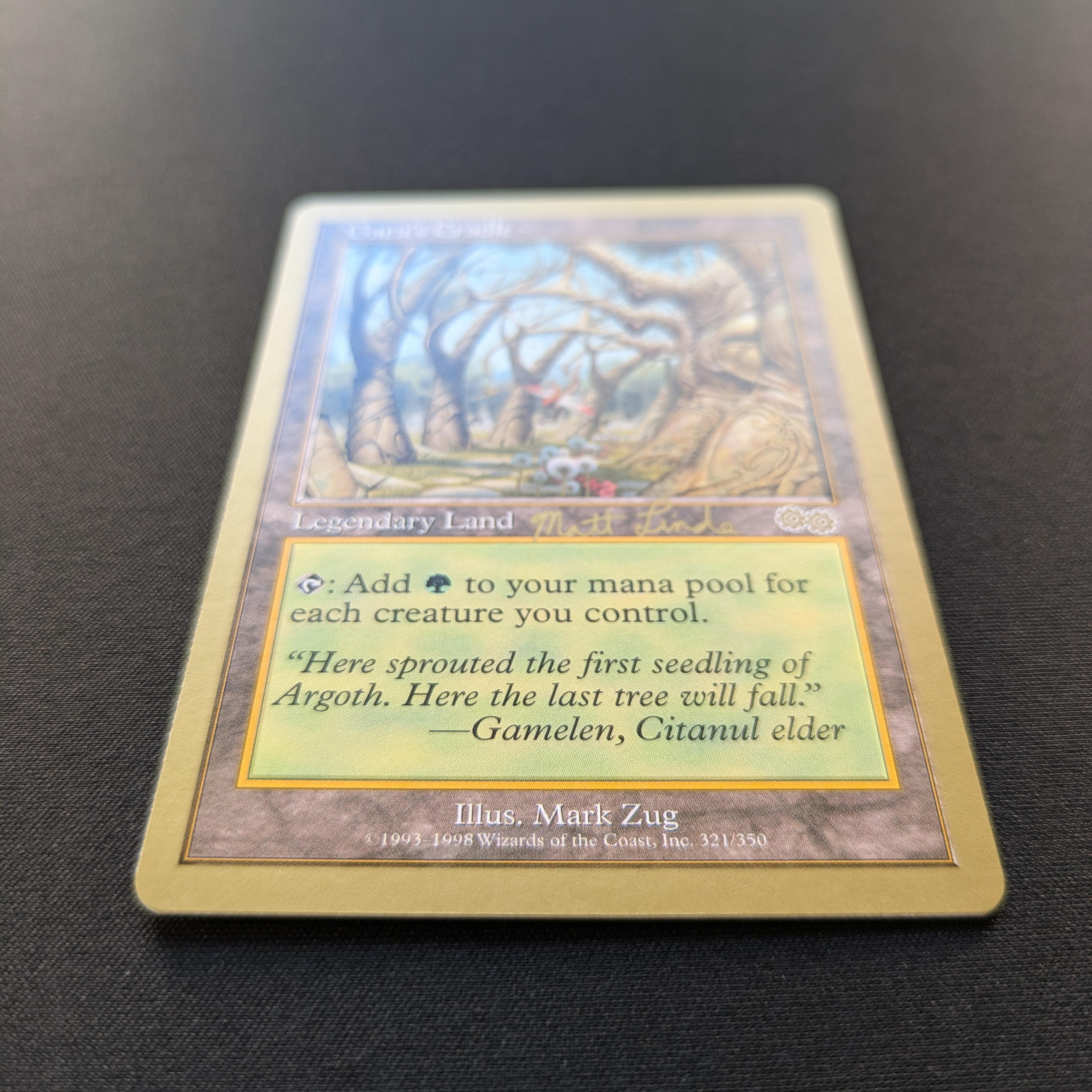 MTG Singles - Gaea's Cradle - WCD 1999: Matt Linde - NM - 