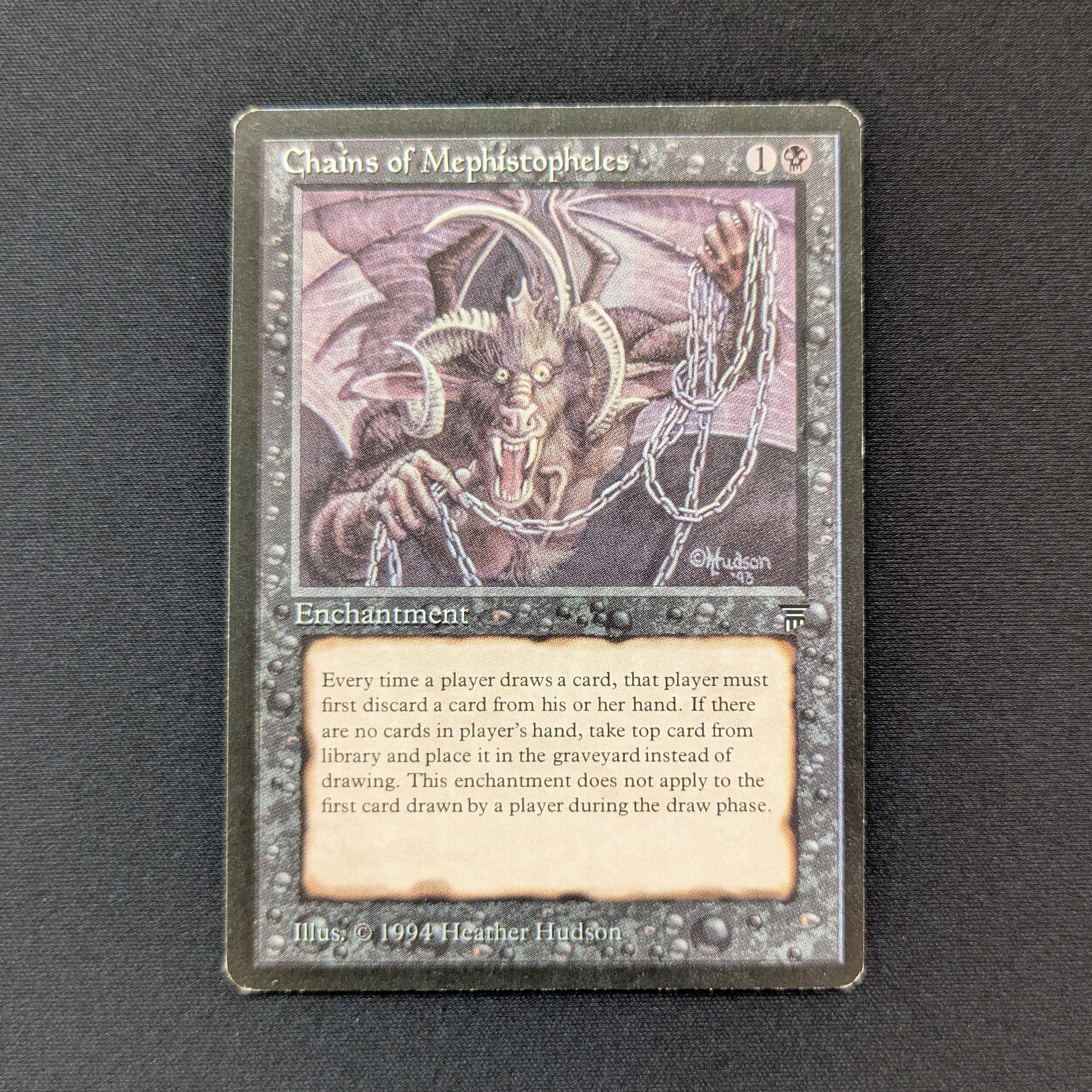 MTG Chains of Mephistopheles英語版サイン鑑定品8.5 マジック：ザ・ギャザリング - MTG Chains of Mephistopheles