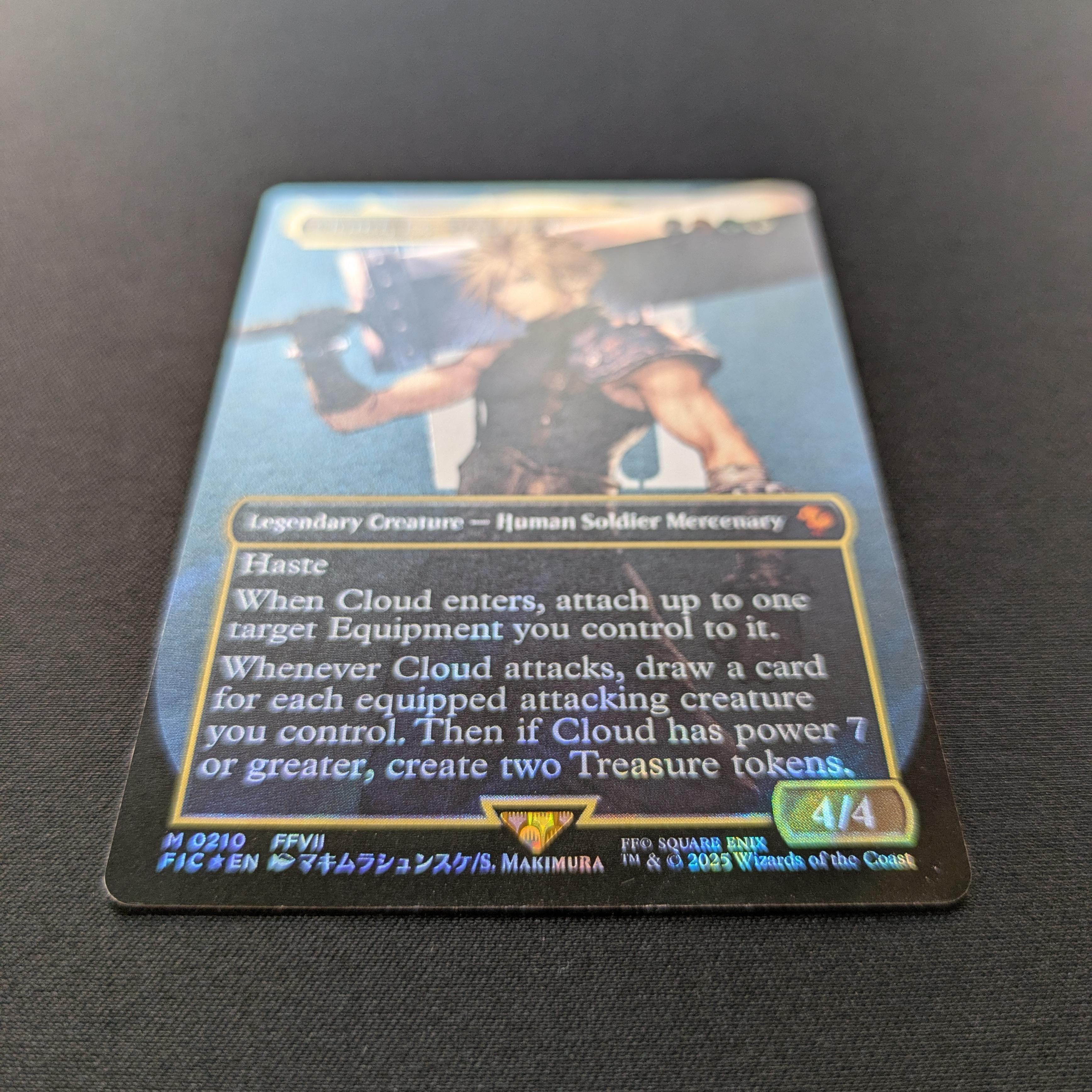 MTG Singles - [FOIL] Cloud, Ex-SOLDIER (Surge Foil) - Commander: Magic: The Gathering - FINAL FANTASY: Extras - NM - 