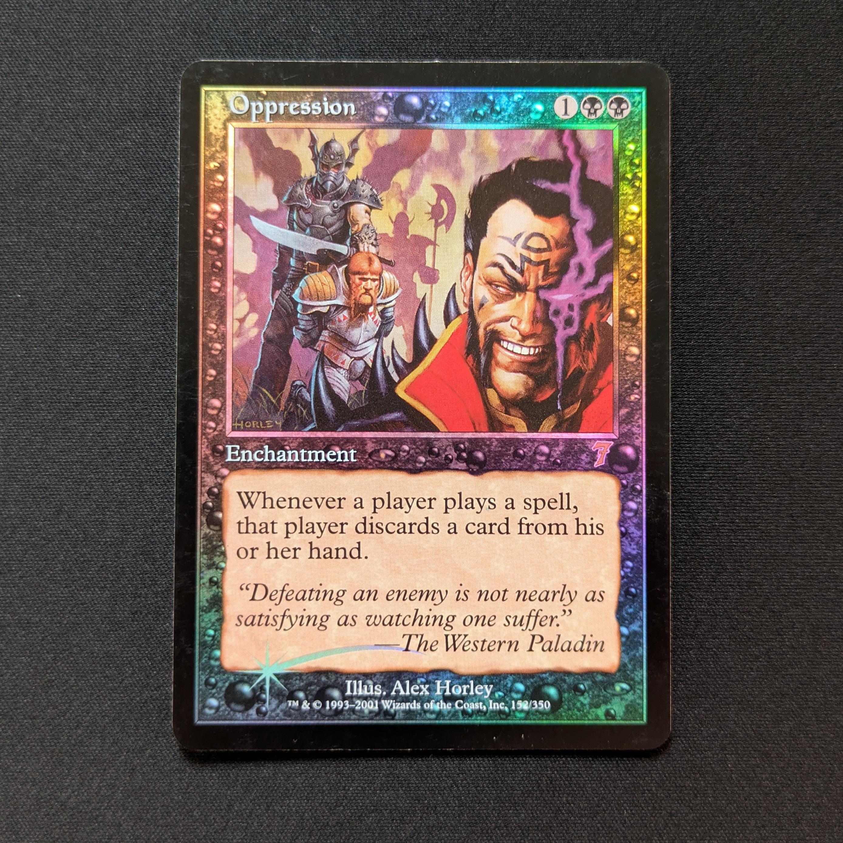 [FOIL] Oppression - Seventh Edition - EX