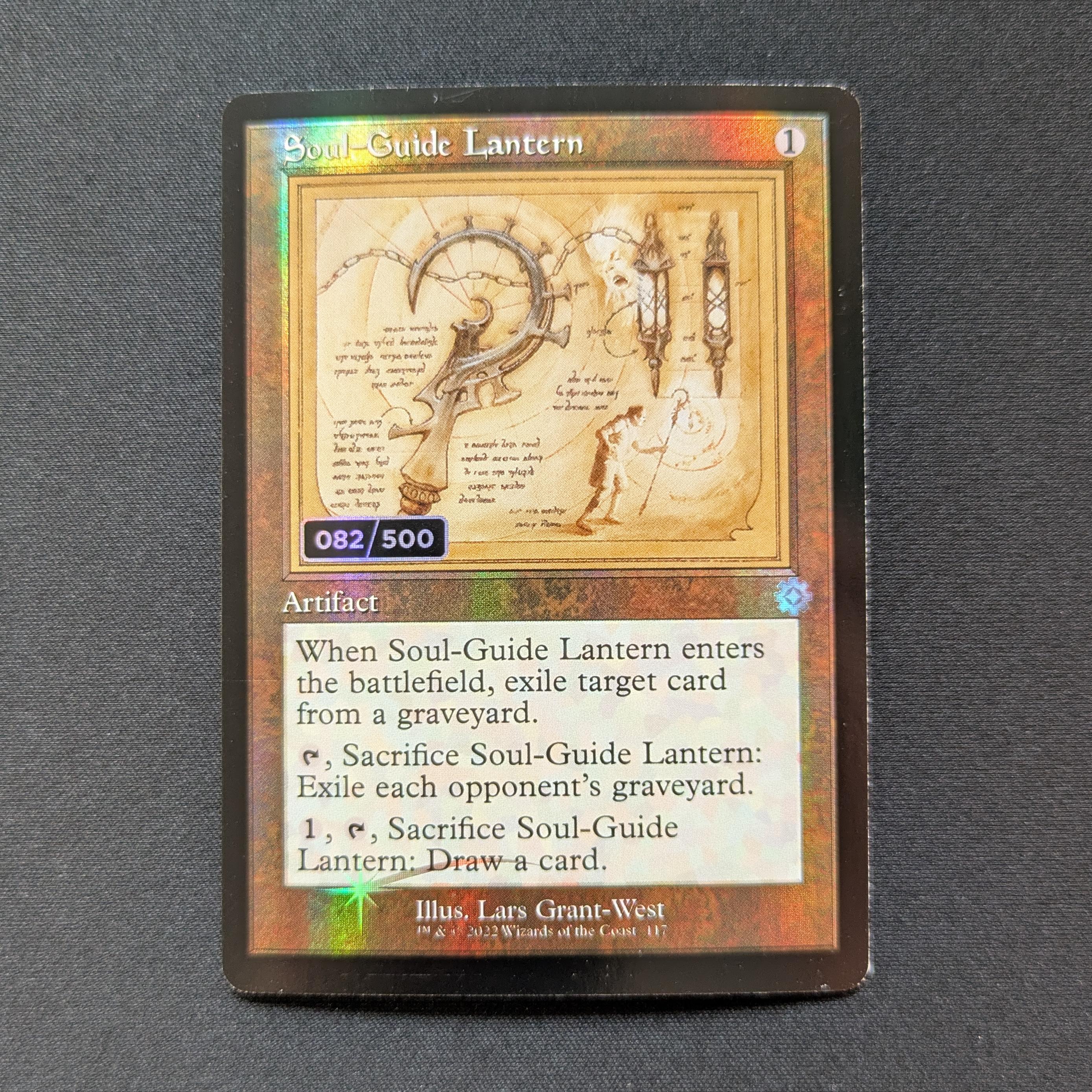 [FOIL] Soul-Guide Lantern (Serialized) - Retro Frame Artifacts - NM, 082/500