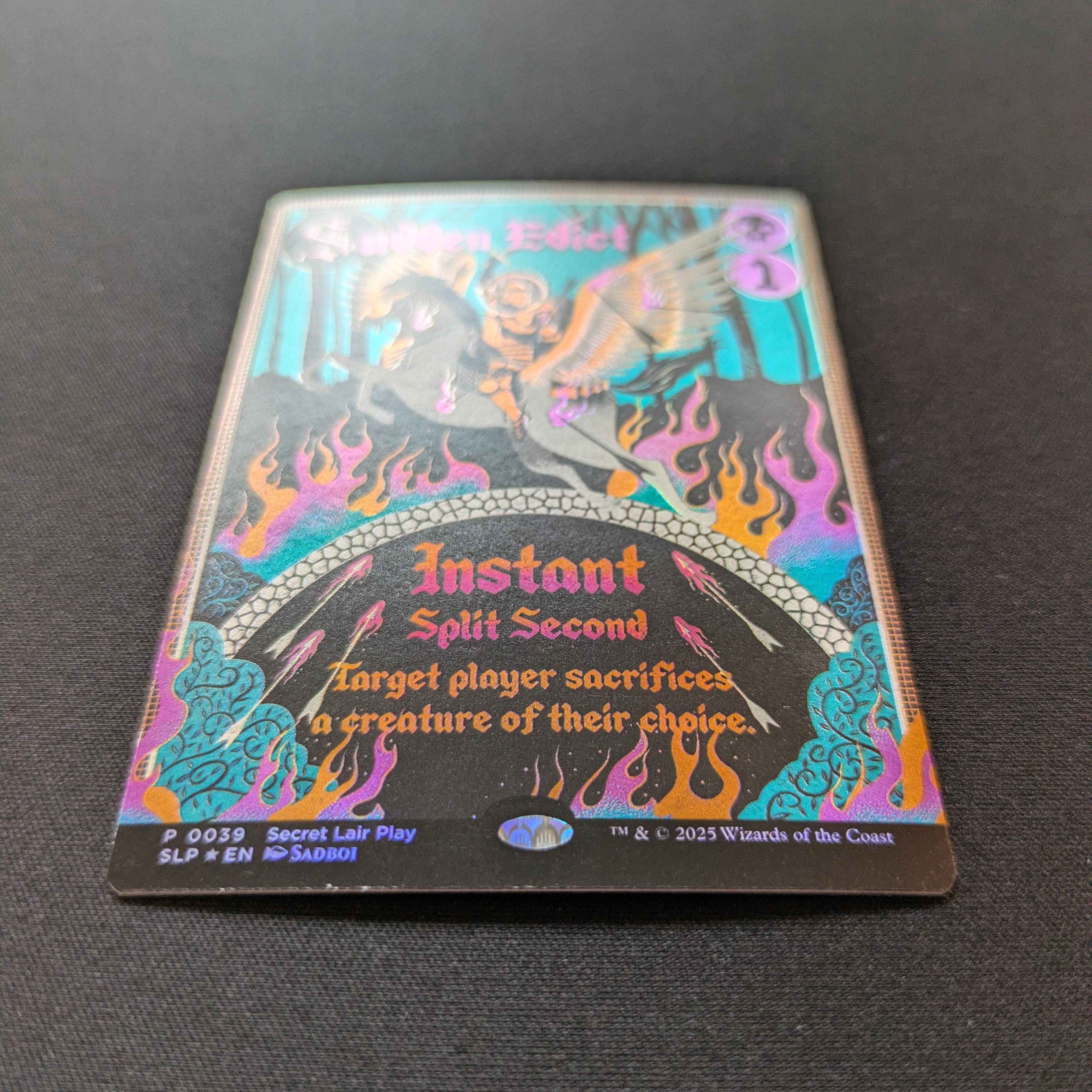 [FOIL] Sudden Edict - DCI Promos - NM