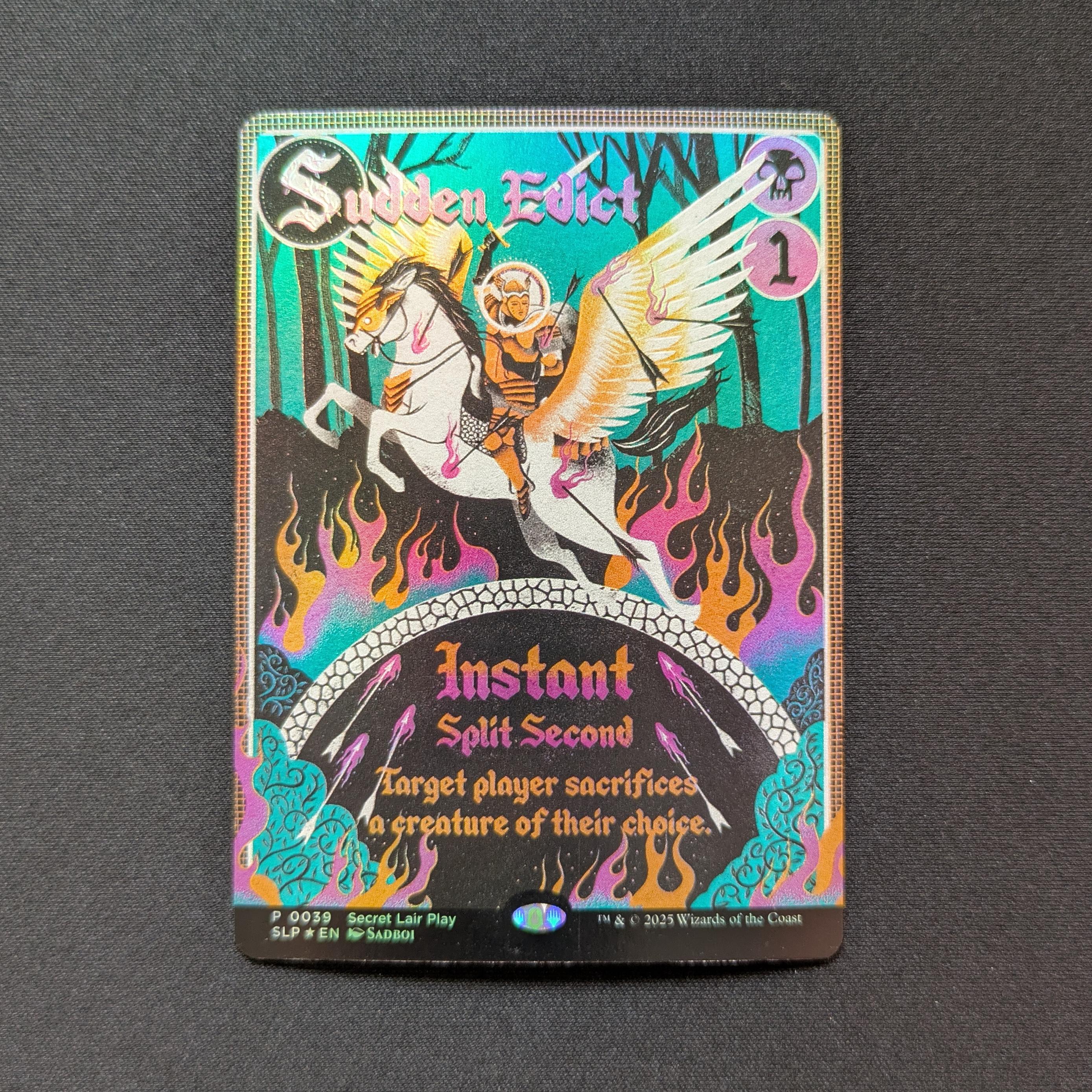 [FOIL] Sudden Edict - DCI Promos - NM