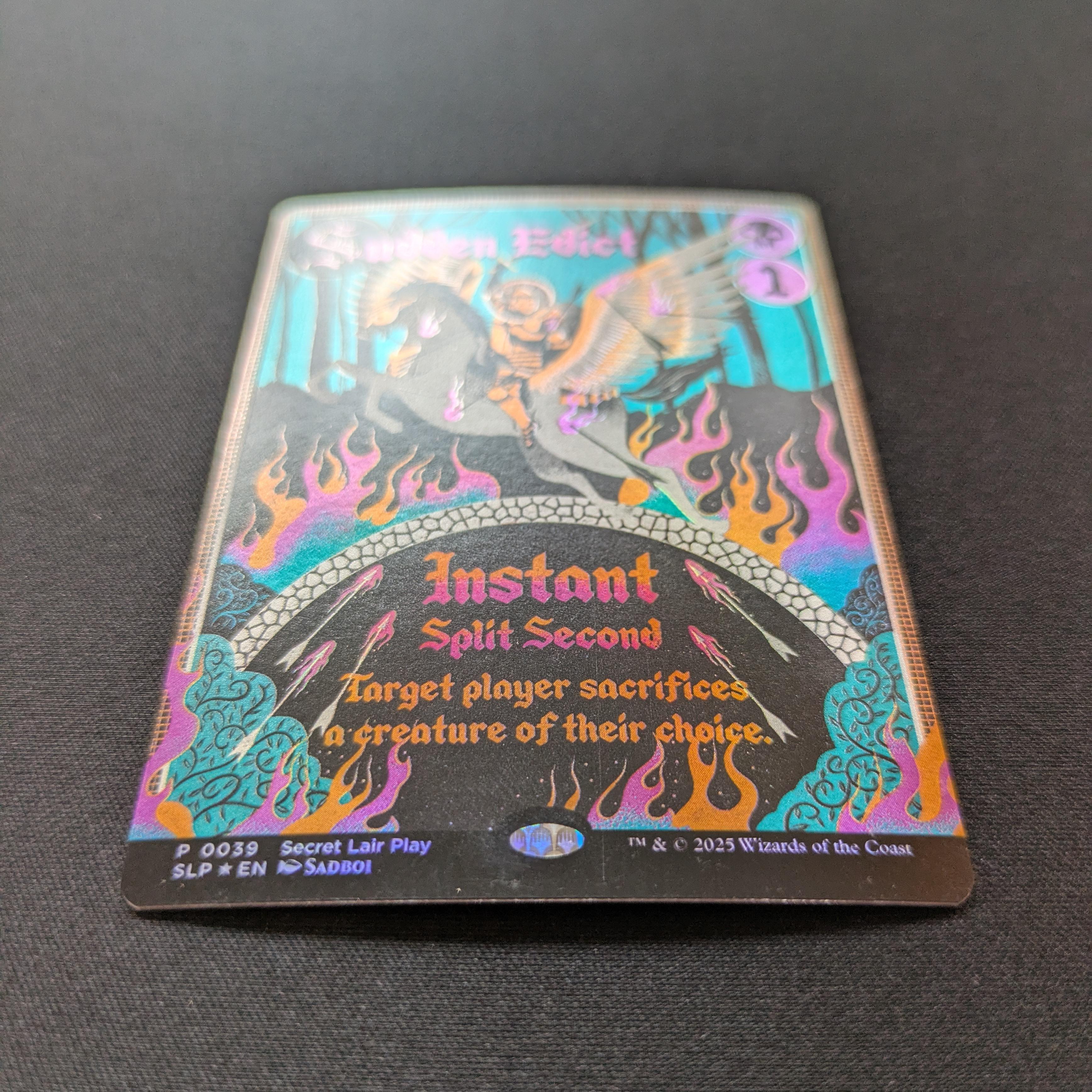 [FOIL] Sudden Edict - DCI Promos - NM