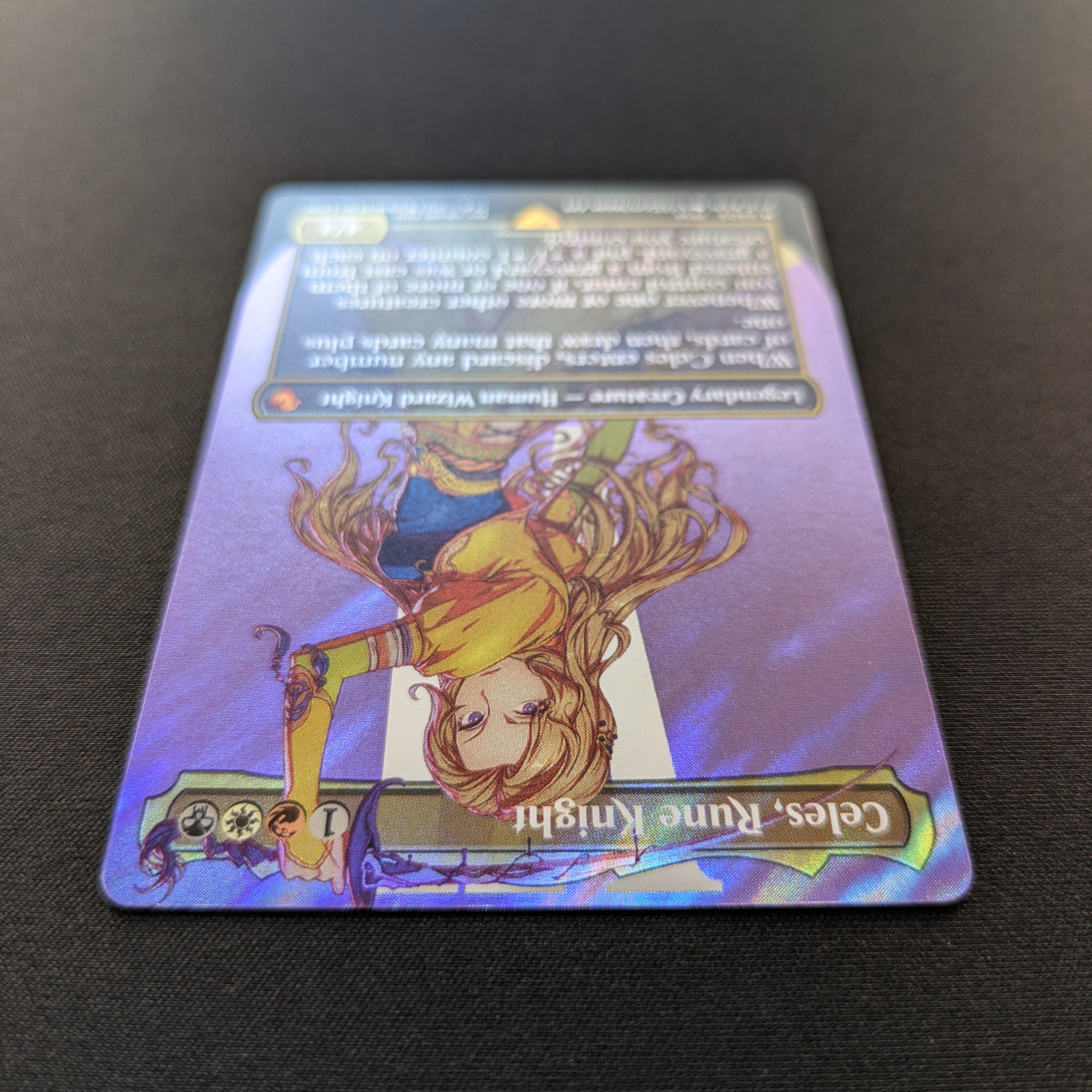 MTG Singles - [FOIL] Celes, Rune Knight (Surge Foil) - Commander: Magic: The Gathering - FINAL FANTASY: Extras - NM - 