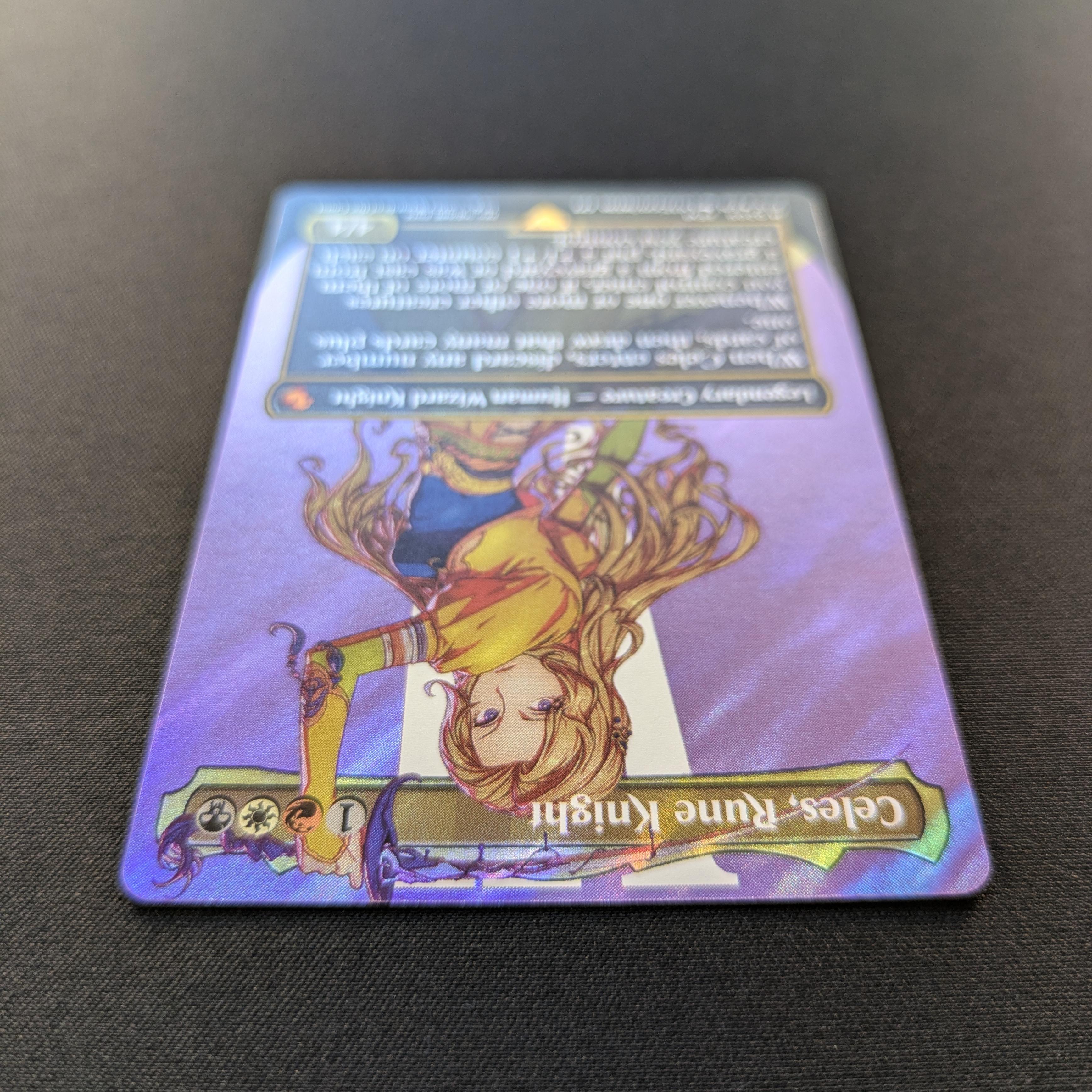 MTG Singles - [FOIL] Celes, Rune Knight (Surge Foil) - Commander: Magic: The Gathering - FINAL FANTASY: Extras - NM - 