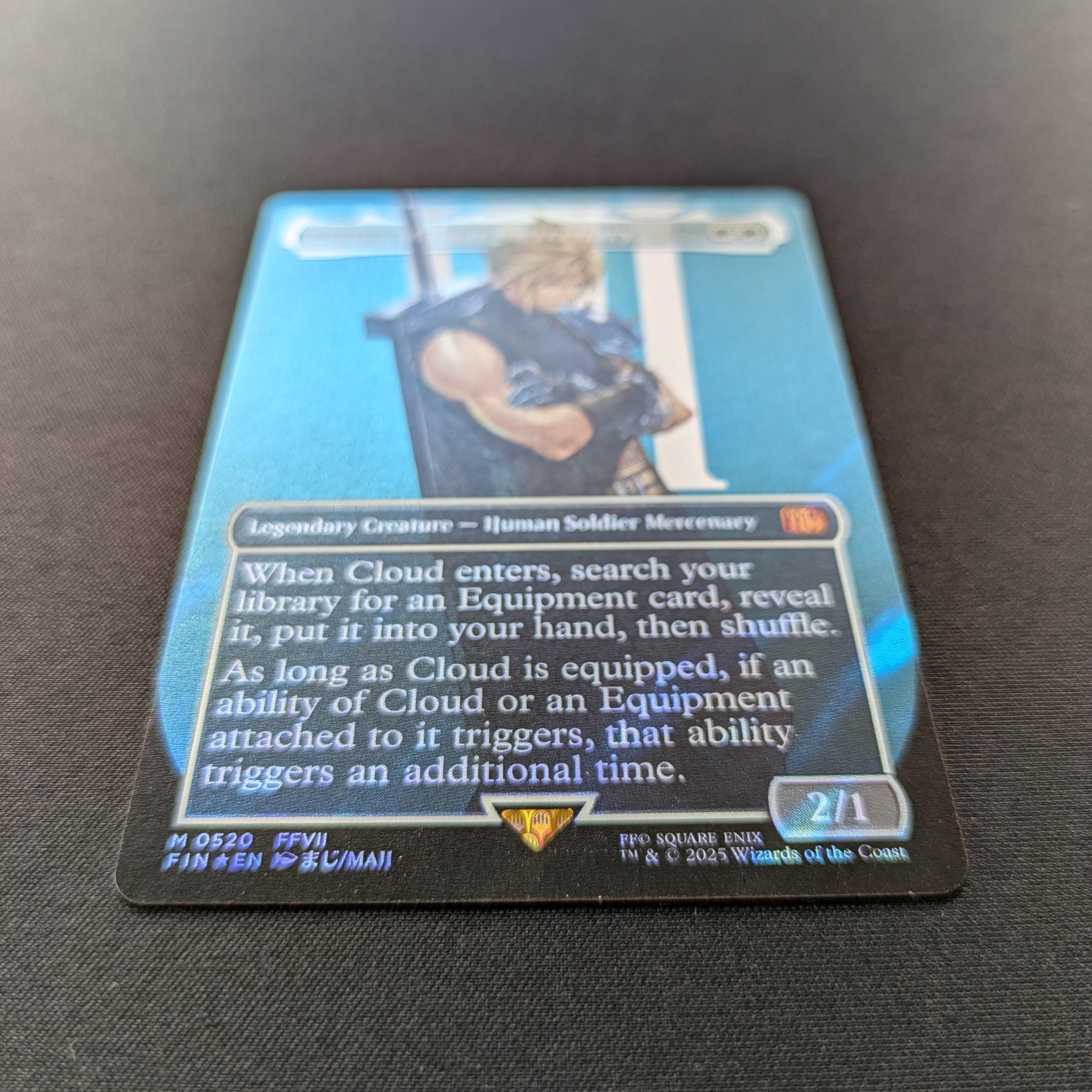 MTG Singles - [FOIL] Cloud, Midgar Mercenary (Surge Foil) - Magic: The Gathering - FINAL FANTASY: Extras - NM - 