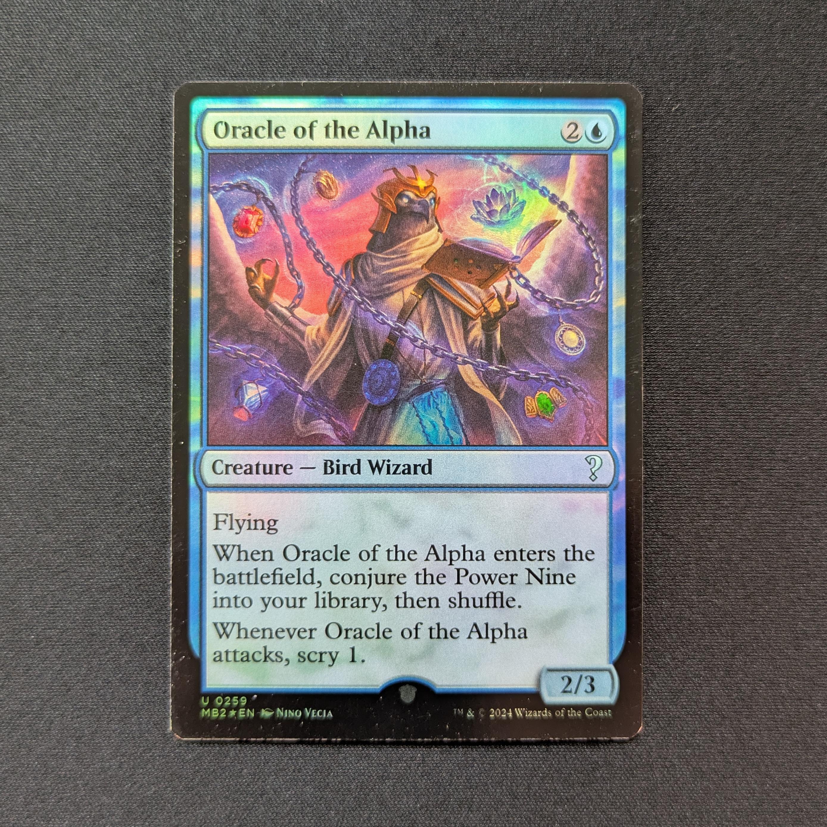 [FOIL] Oracle of the Alpha - Mystery Booster 2 - NM