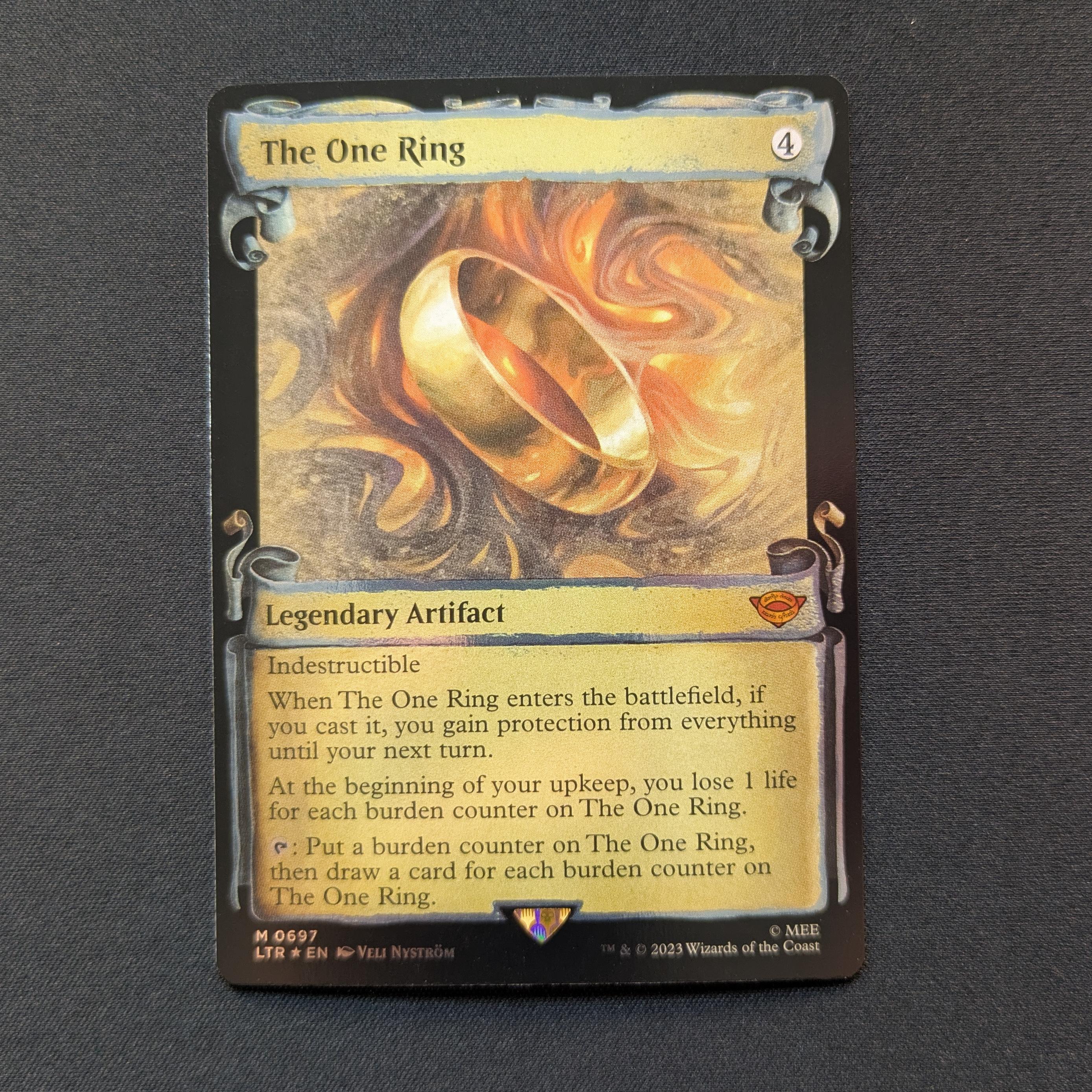 [FOIL] The One Ring - The Lord of the Rings: Tales of Middle-earth Holiday Release - NM