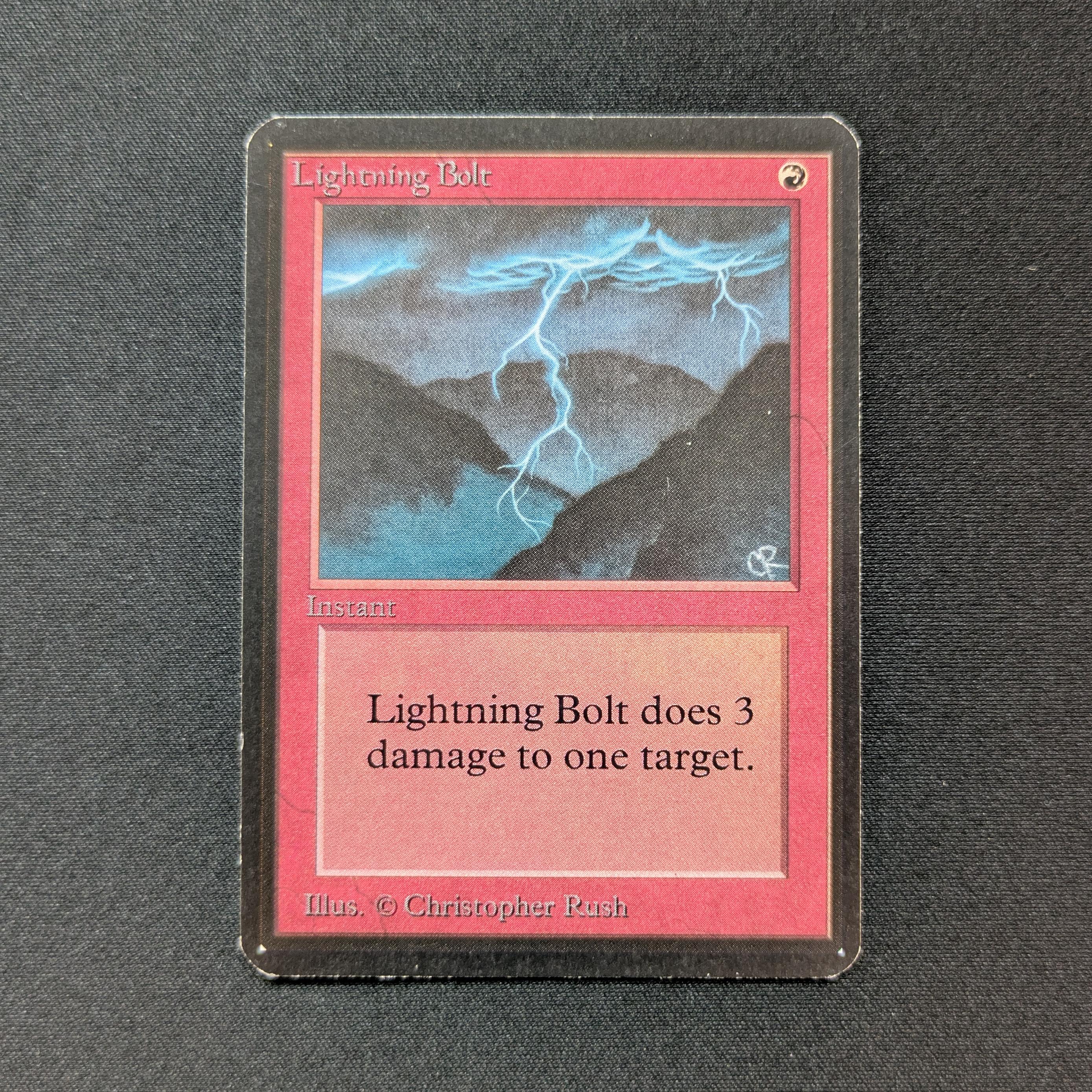 MTG Singles - Lightning Bolt - Alpha - GD - 28712
