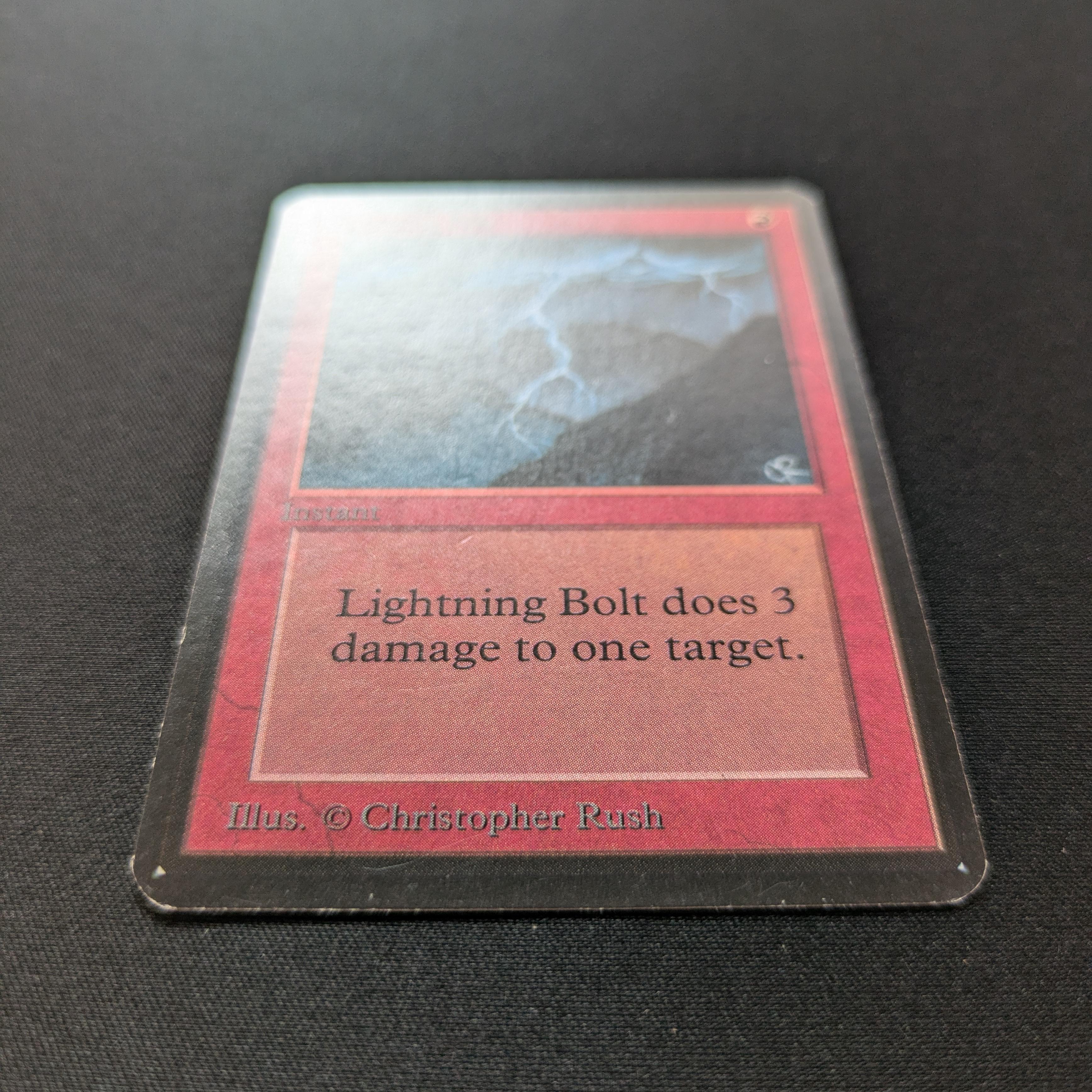 MTG Singles - Lightning Bolt - Alpha - 