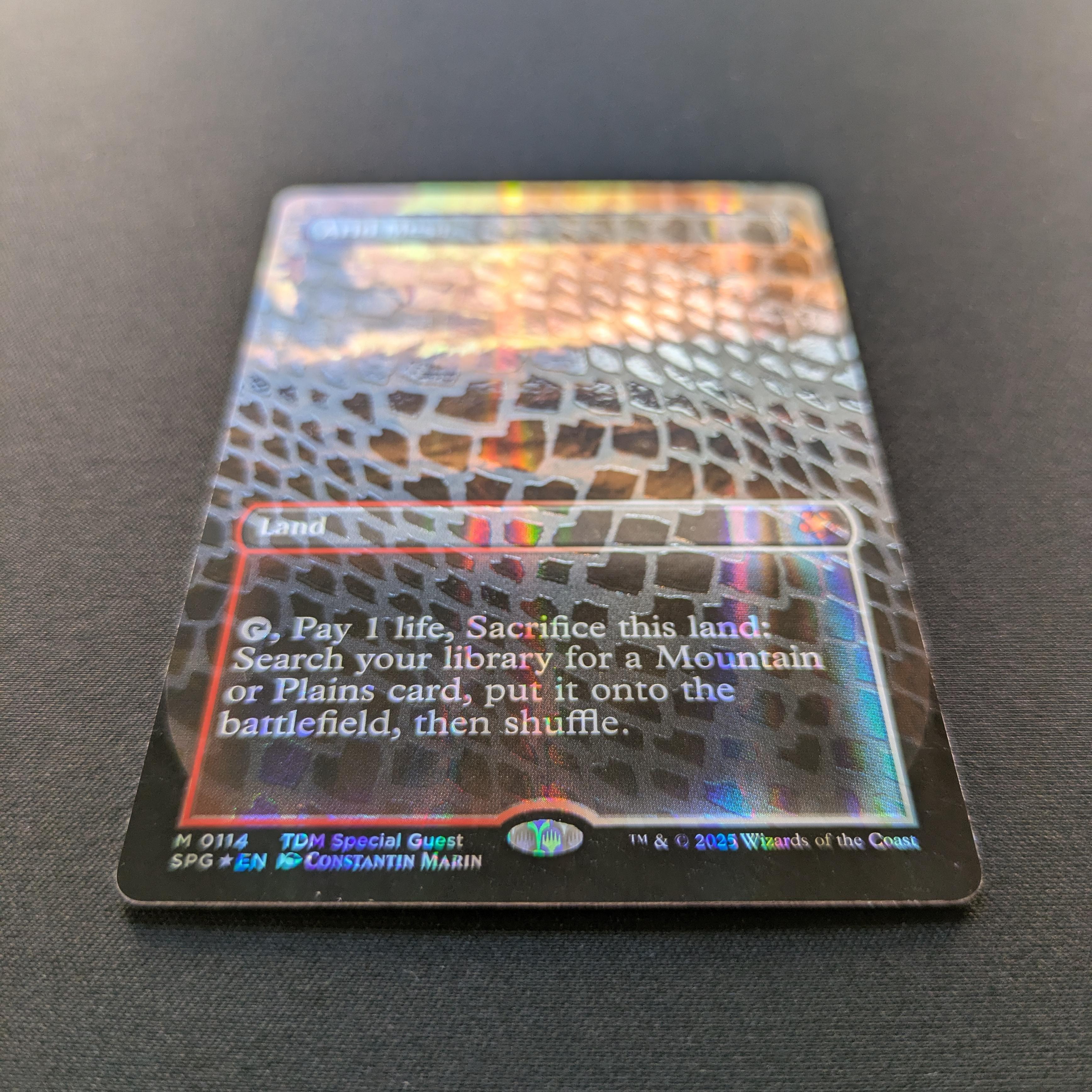 MTG Singles - [FOIL] Arid Mesa (Dragonscale Foil) - Special Guests - NM - 