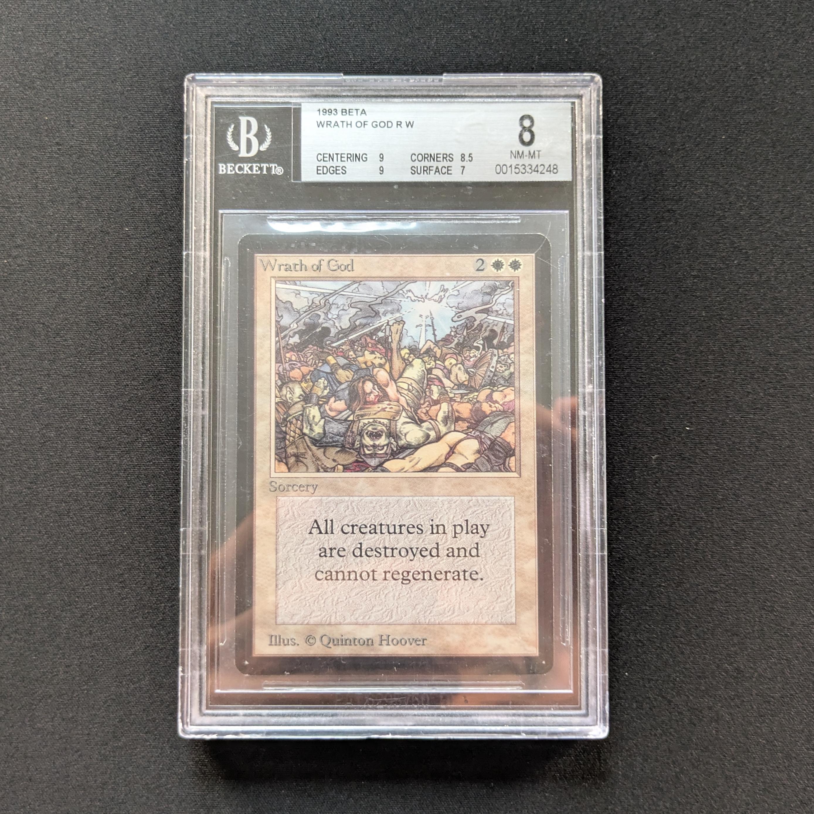 MTG Singles - Wrath of God - Beta - BGS 8 - 28724