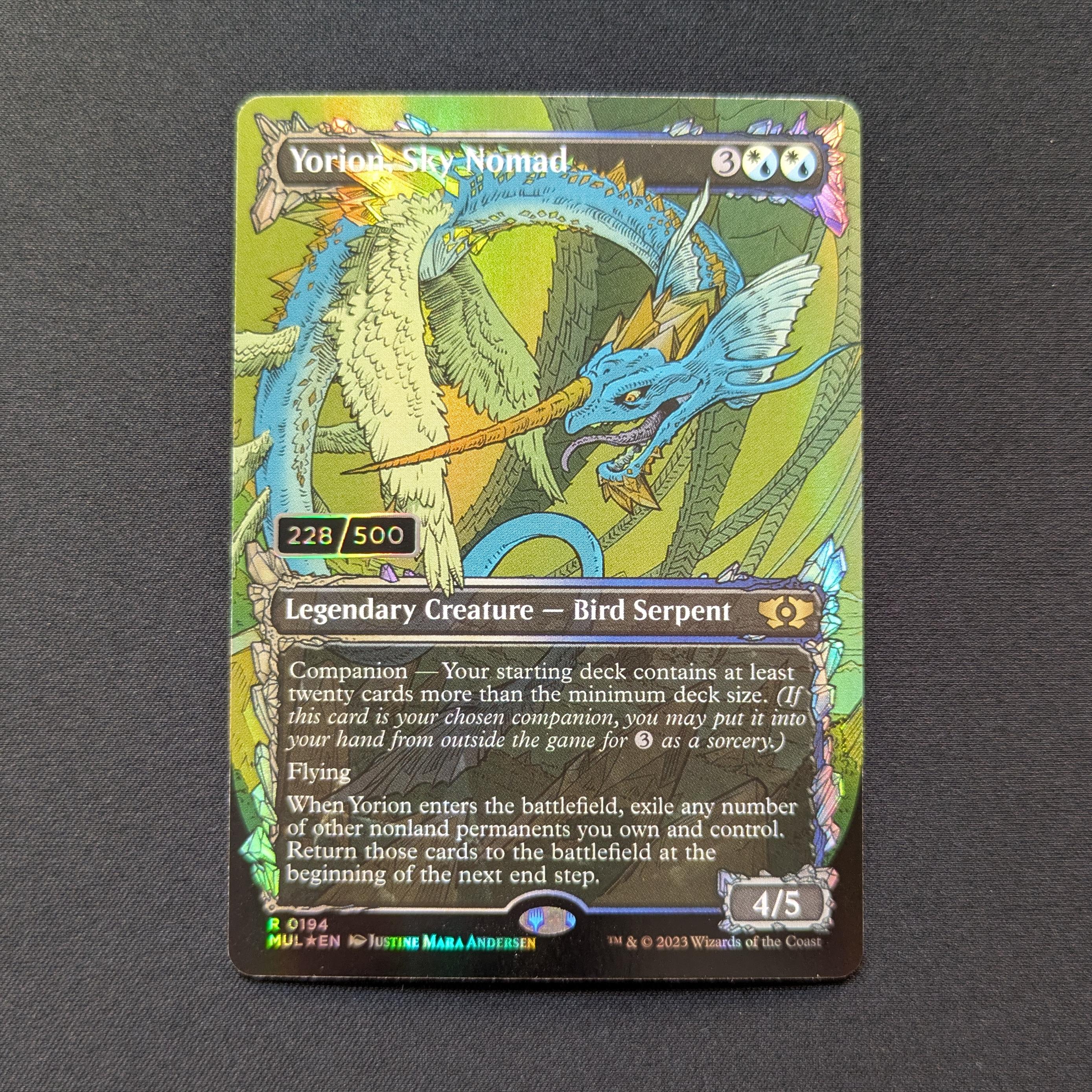 MTG Singles - [FOIL] Yorion, Sky Nomad (Serialized) - Multiverse Legends - NM, 228/500 - 