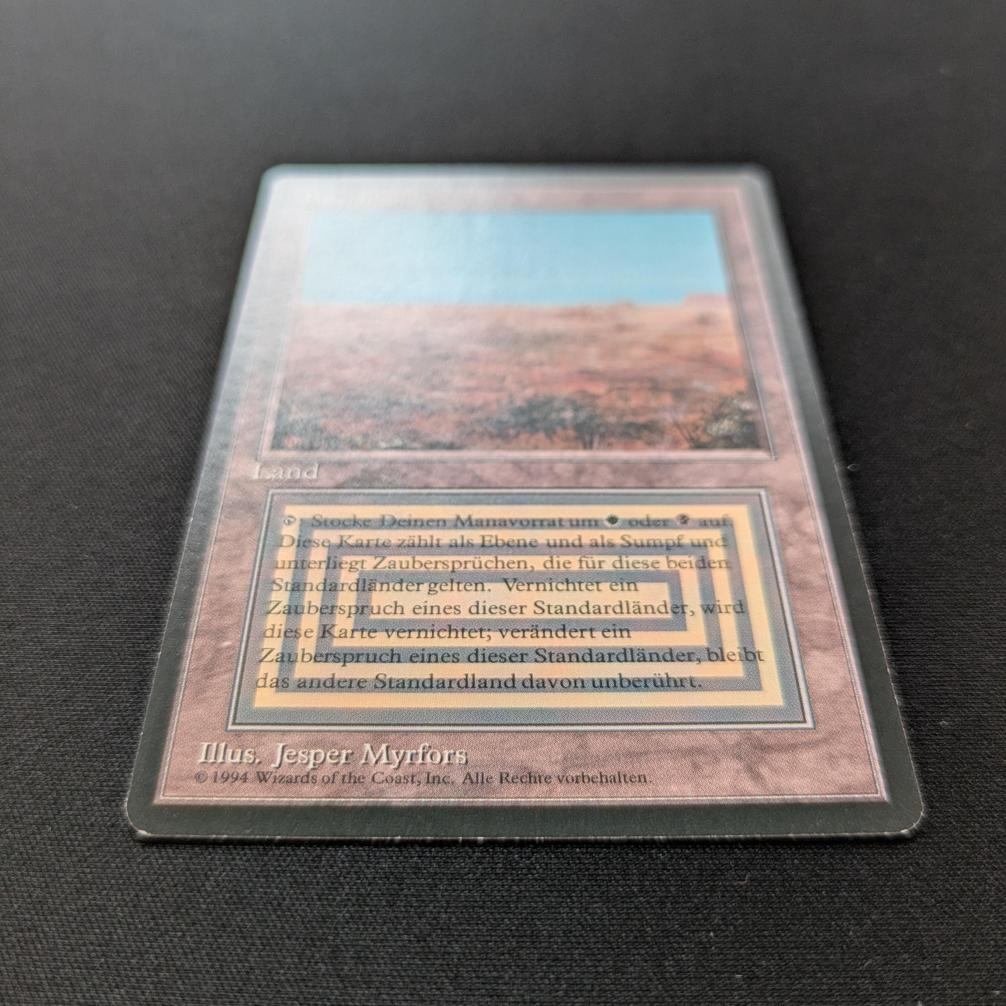MTG Singles - Scrubland - Foreign Black Bordered - 