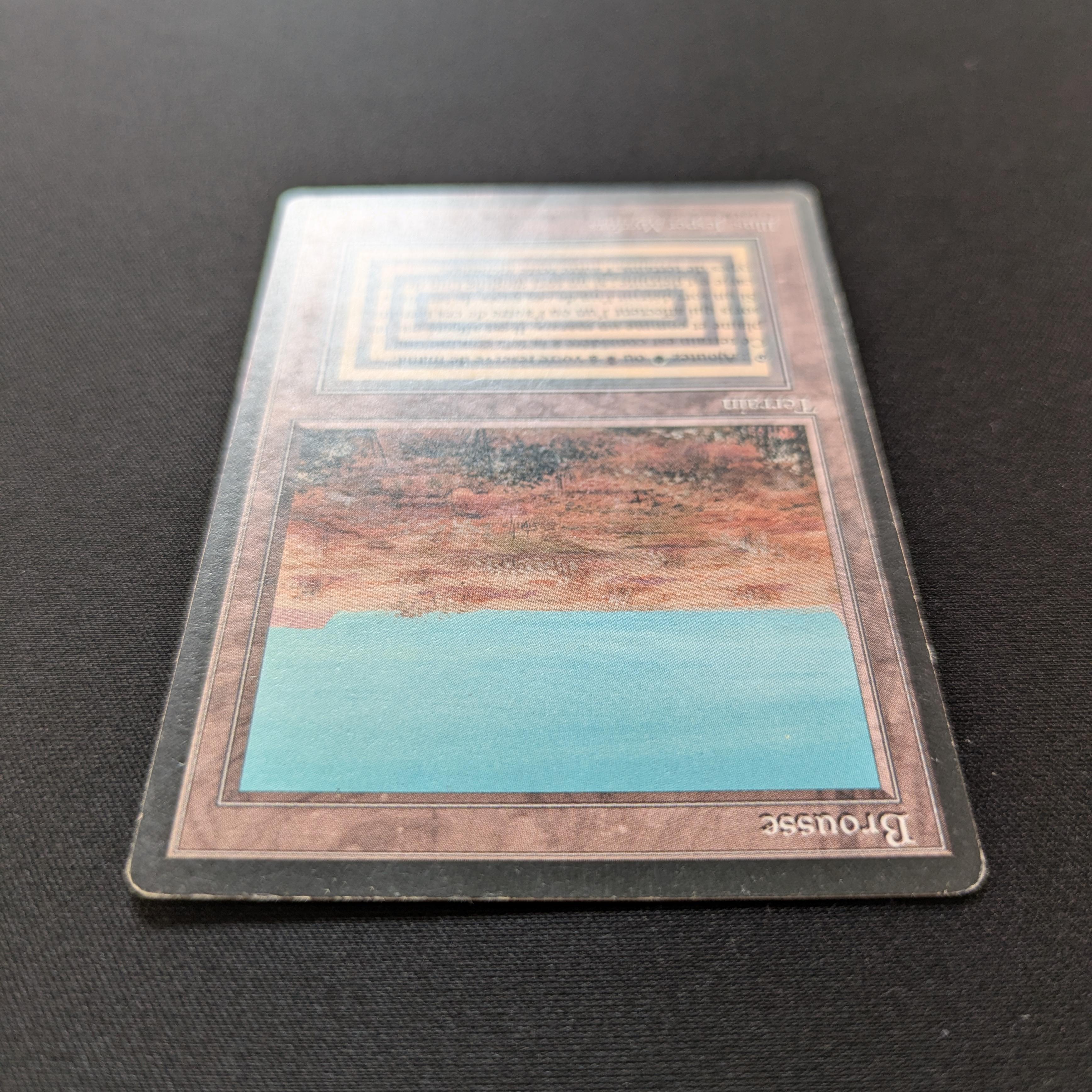 MTG Singles - Scrubland - Foreign Black Bordered - 